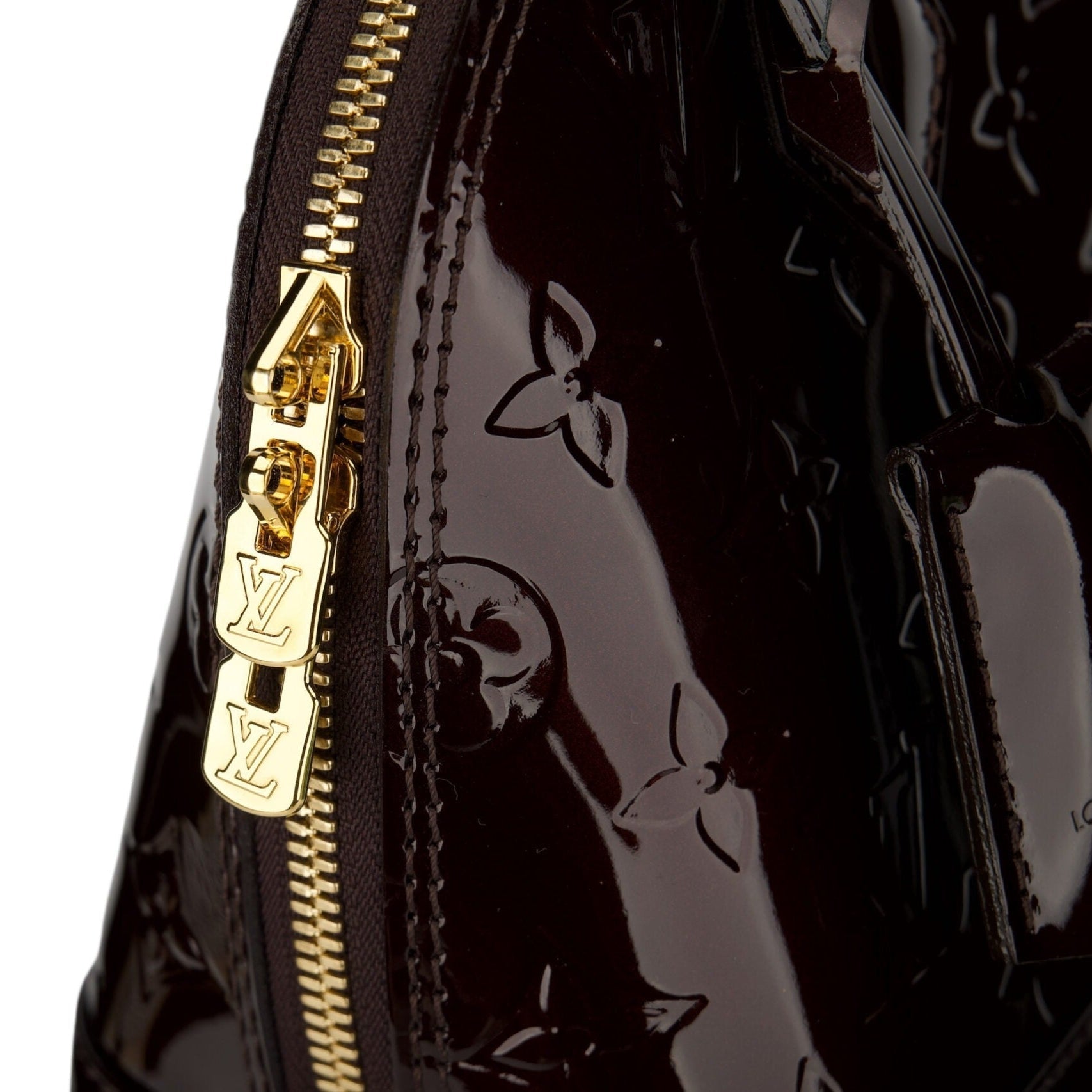 Louis Vuitton Vernis Alma BB Handbag - Amarante