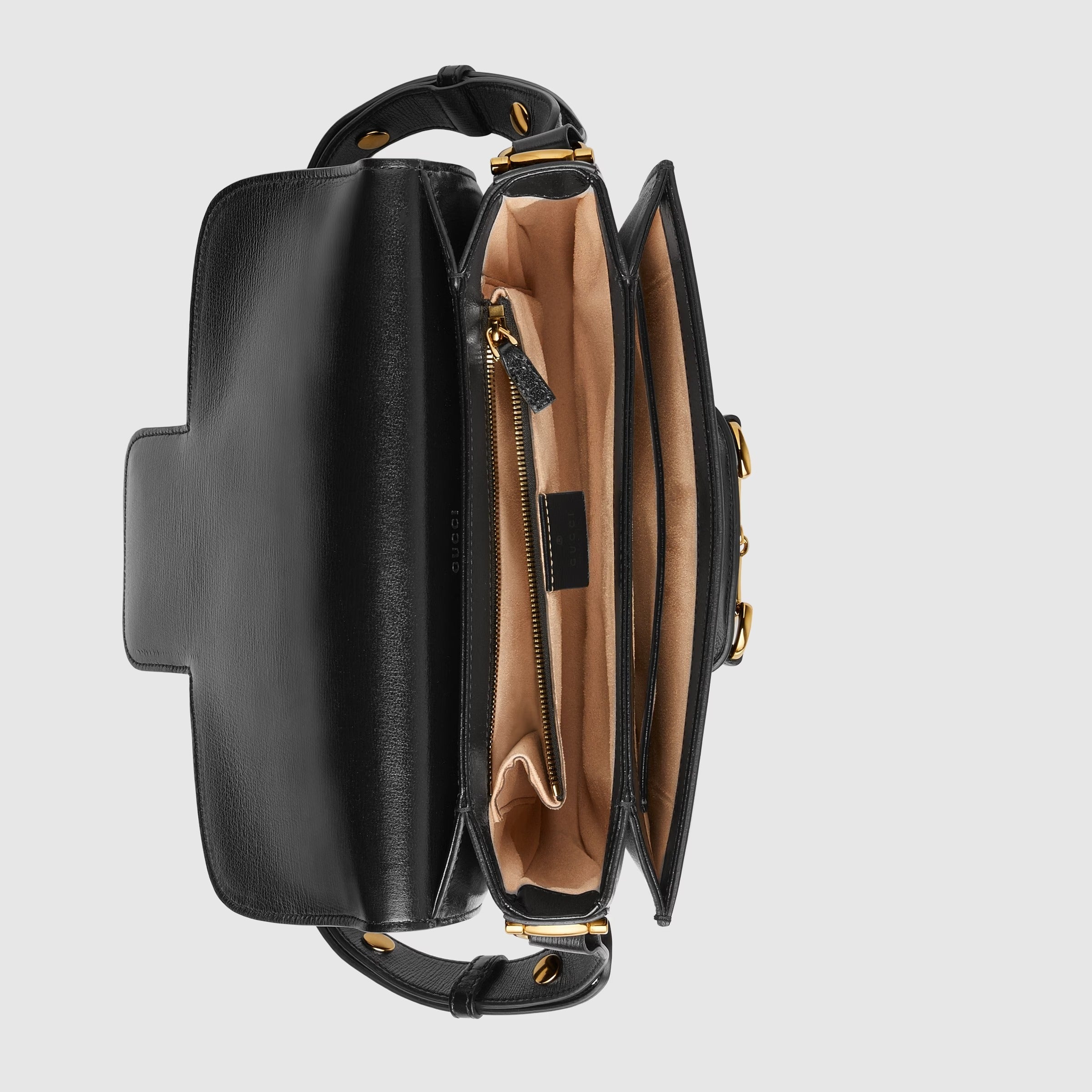 Gucci Horsebit 1955 Medium Shoulder Bag – Black