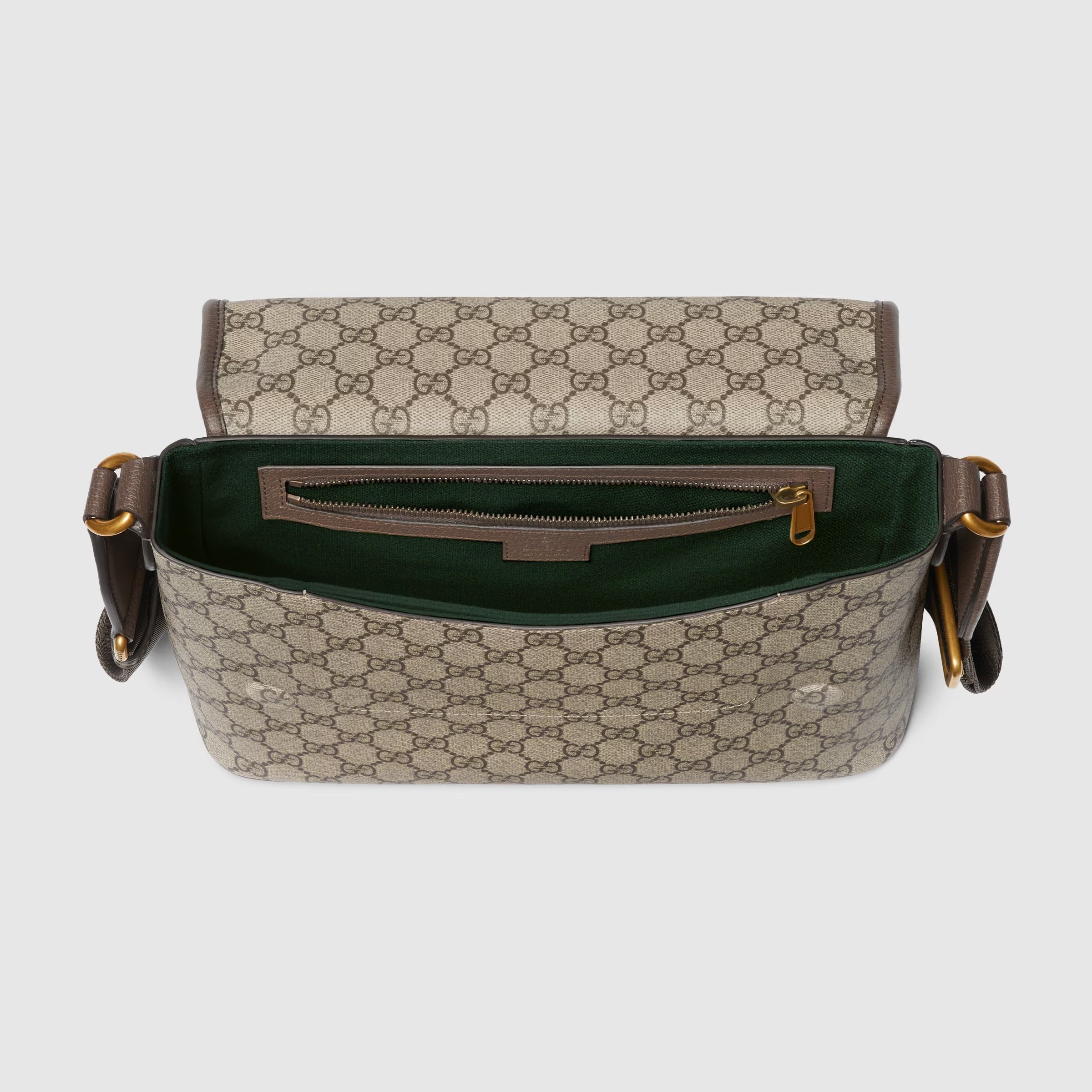 Gucci GG Monogram Ophidia Medium Messenger Bag – Beige