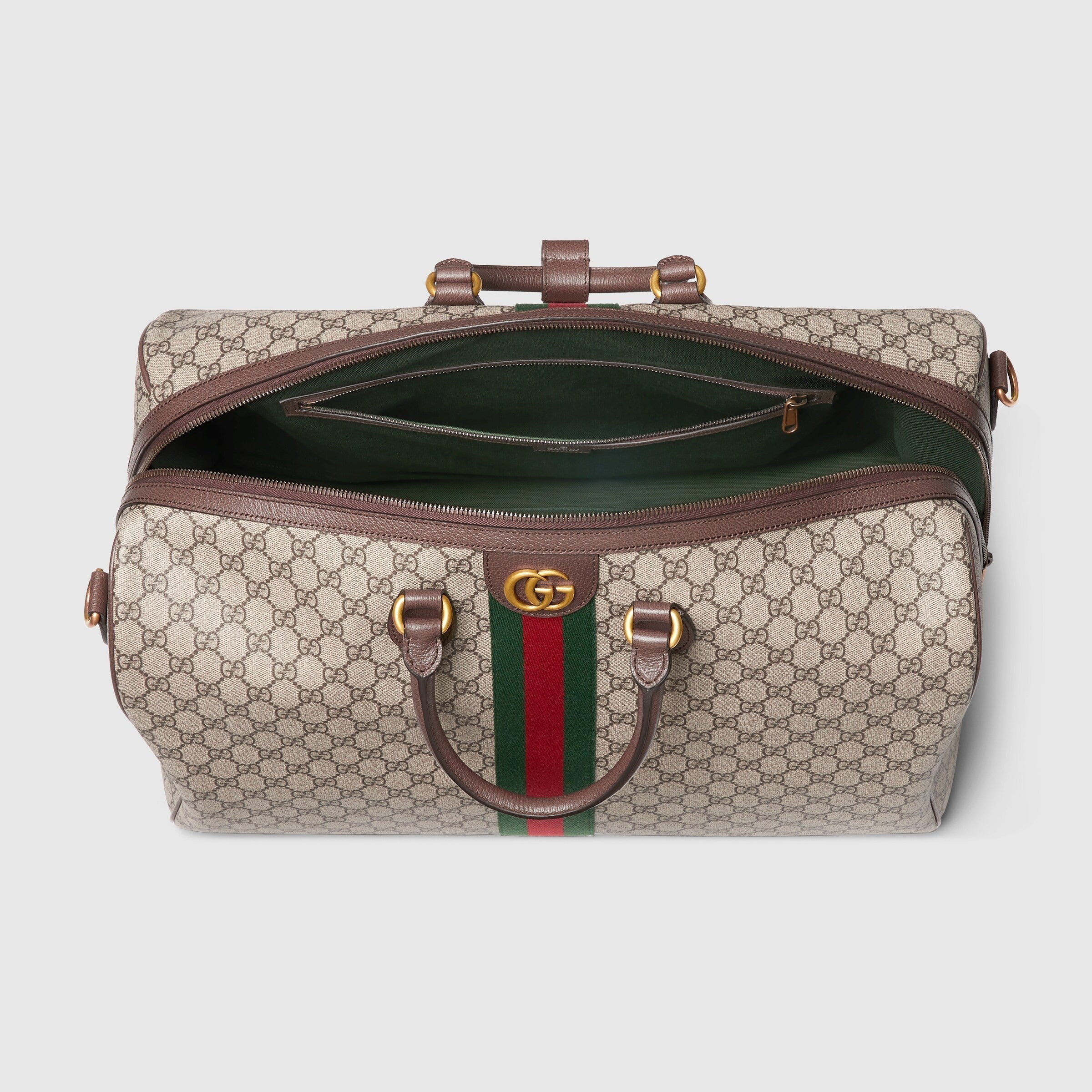 Gucci Savoy GG Monogram Large Duffle Bag – Beige