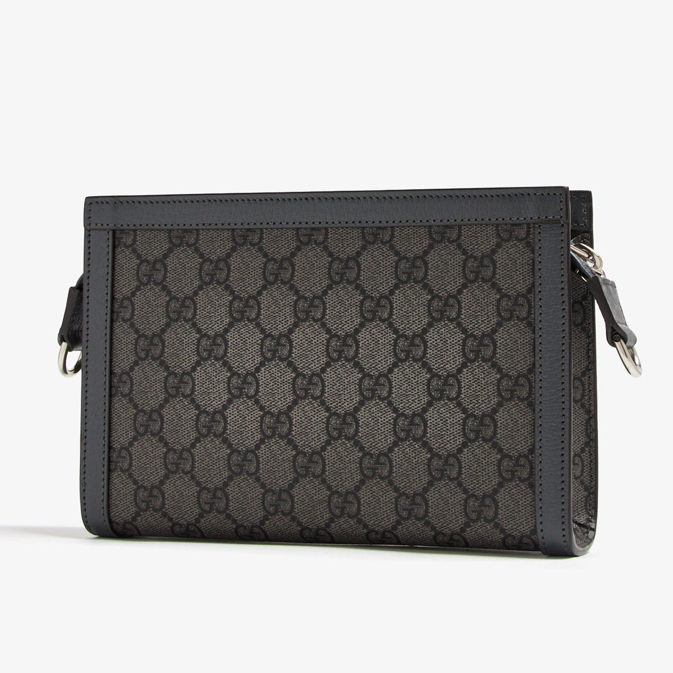 Gucci GG Supreme Ophidia Mini Clutch Crossbody Bag – Grey