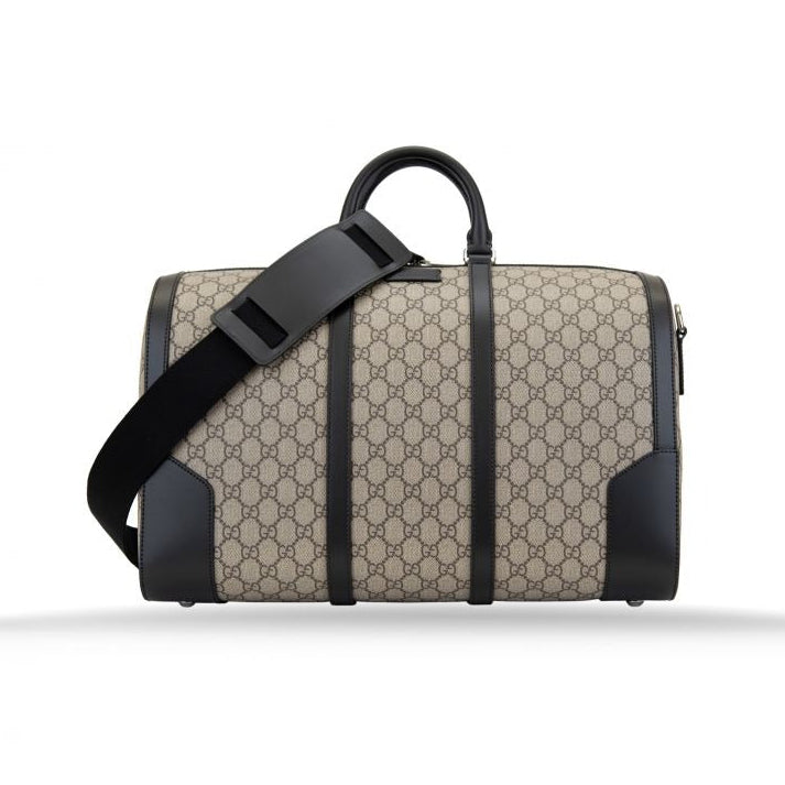 Gucci GG Supreme Canvas Medium Duffel Bag – Beige