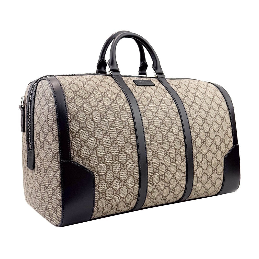 Gucci GG Supreme Canvas Medium Duffel Bag – Beige