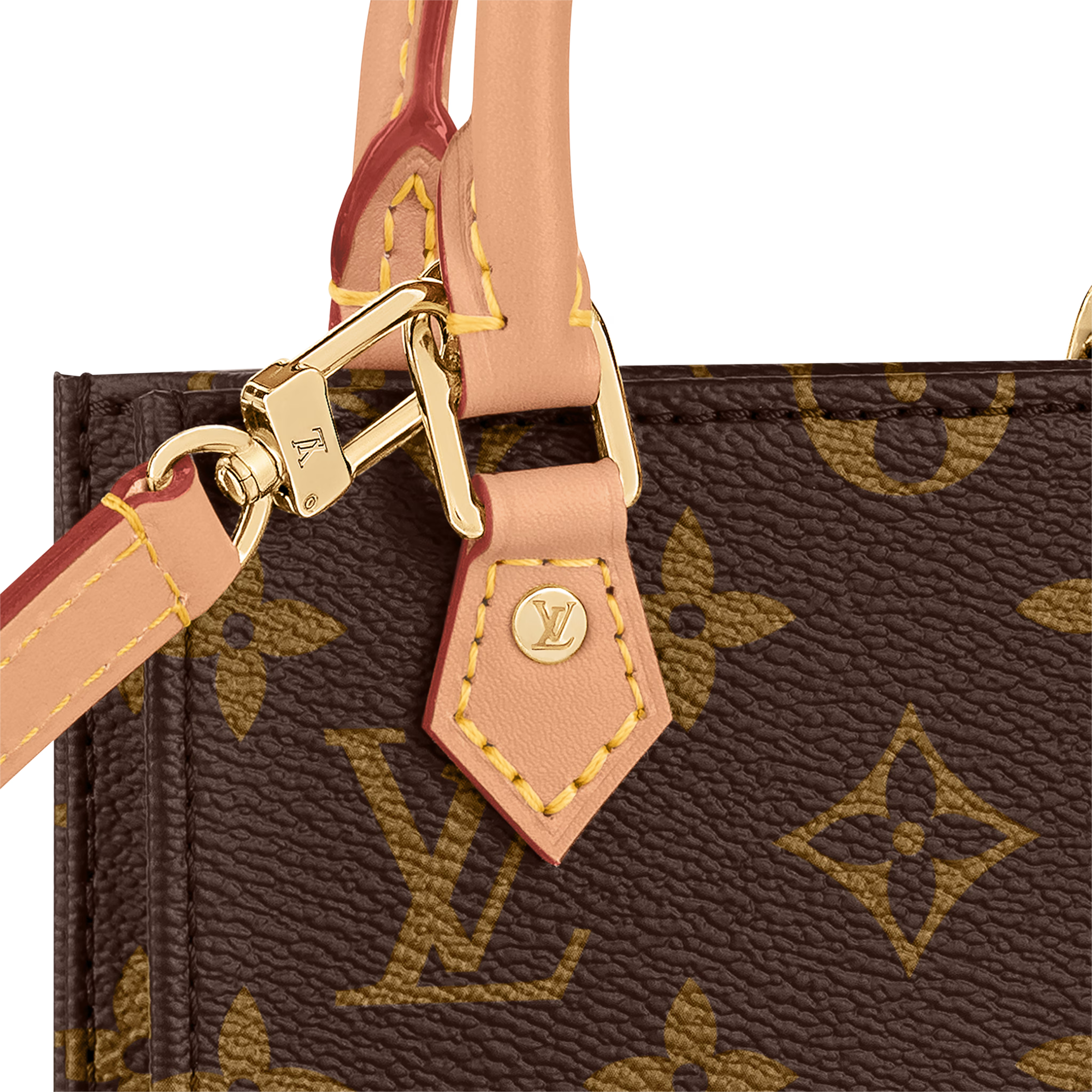 Louis Vuitton Monogram Canvas Petit Sac Plat Shoulder Bag – Brown