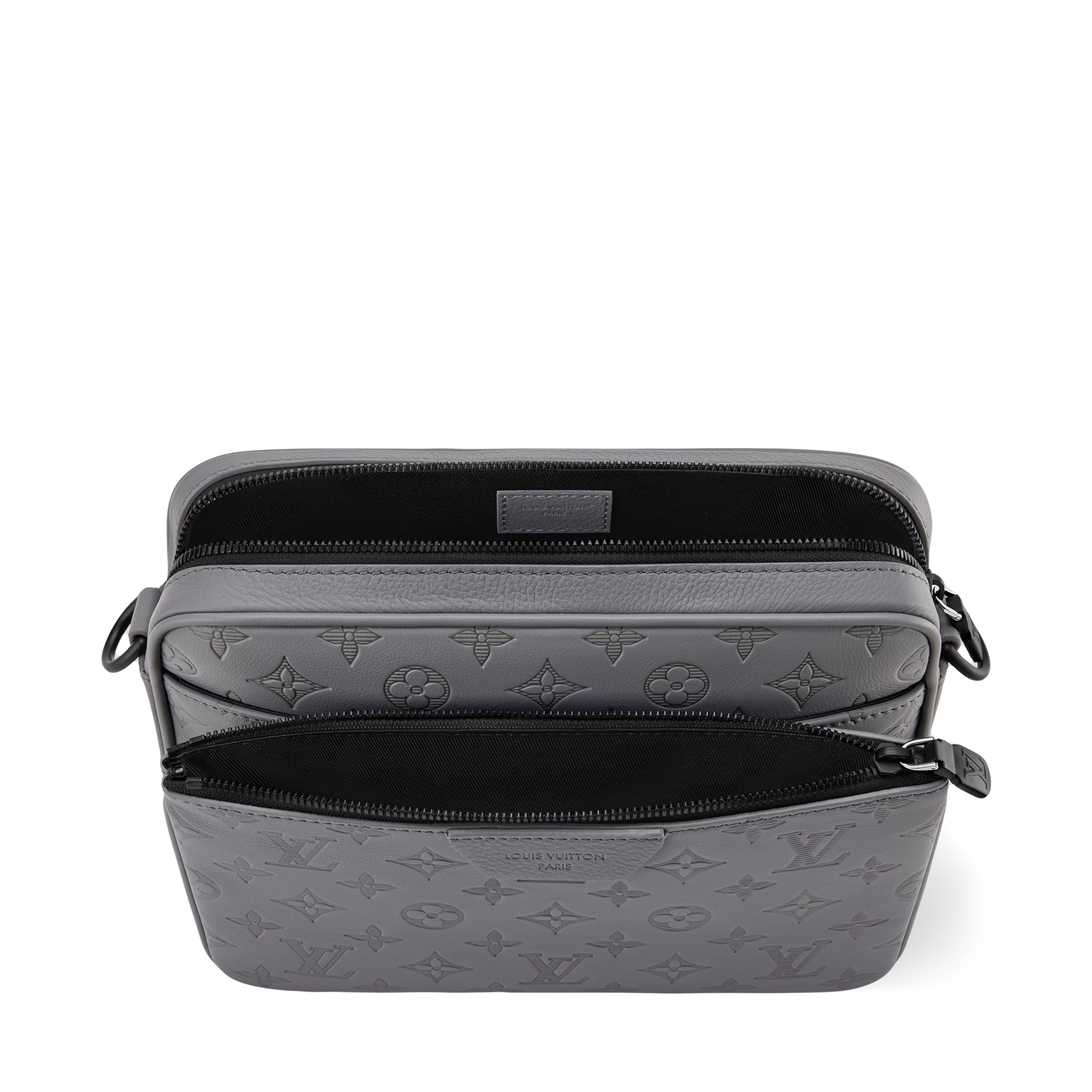 Louis Vuitton Monogram Shadow Trio Messenger Bag – Anthracite Gray