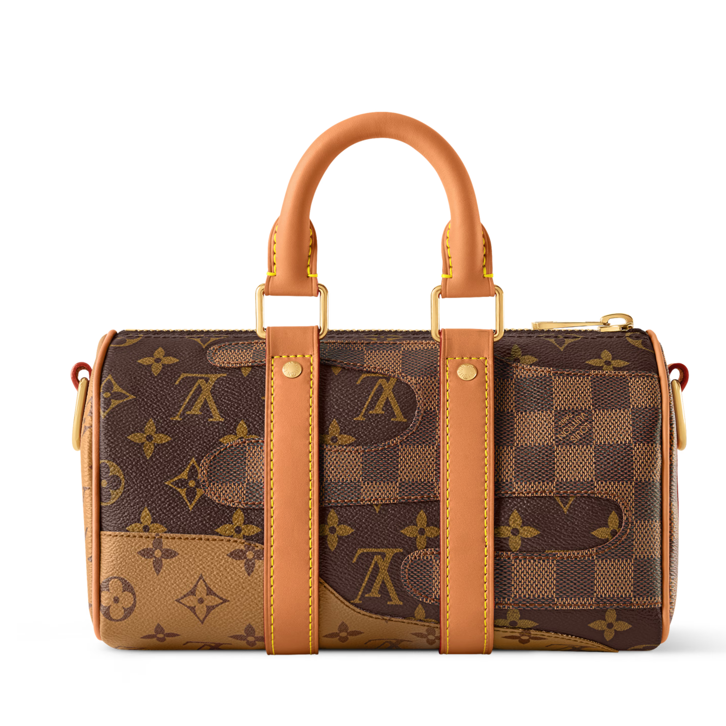 Louis Vuitton Monogram Landscape Keepall Bandoulière 25 Duffle Bag - Brown