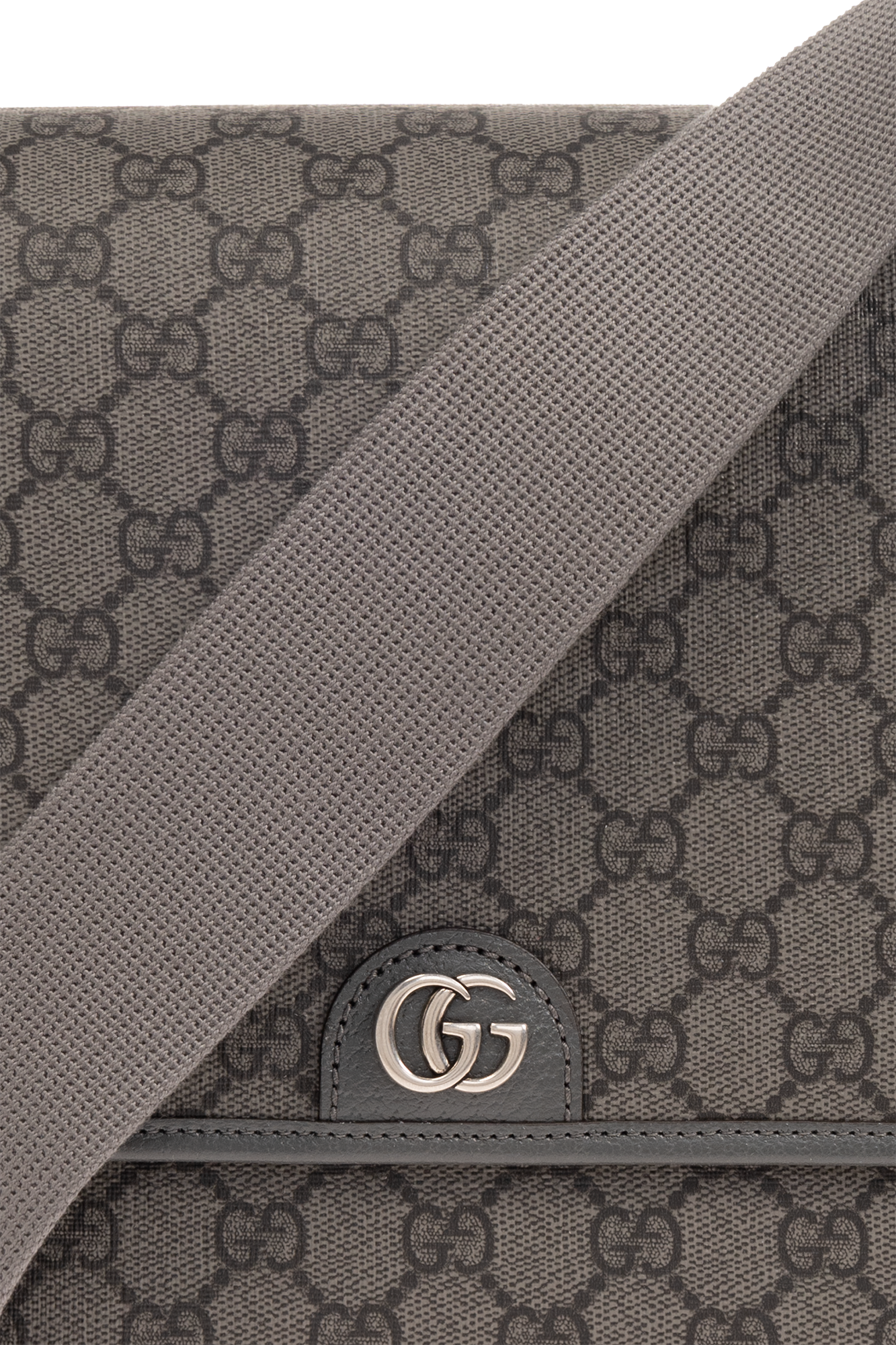 Gucci GG Supreme Canvas Medium Ophidia Messenger Bag – Grey