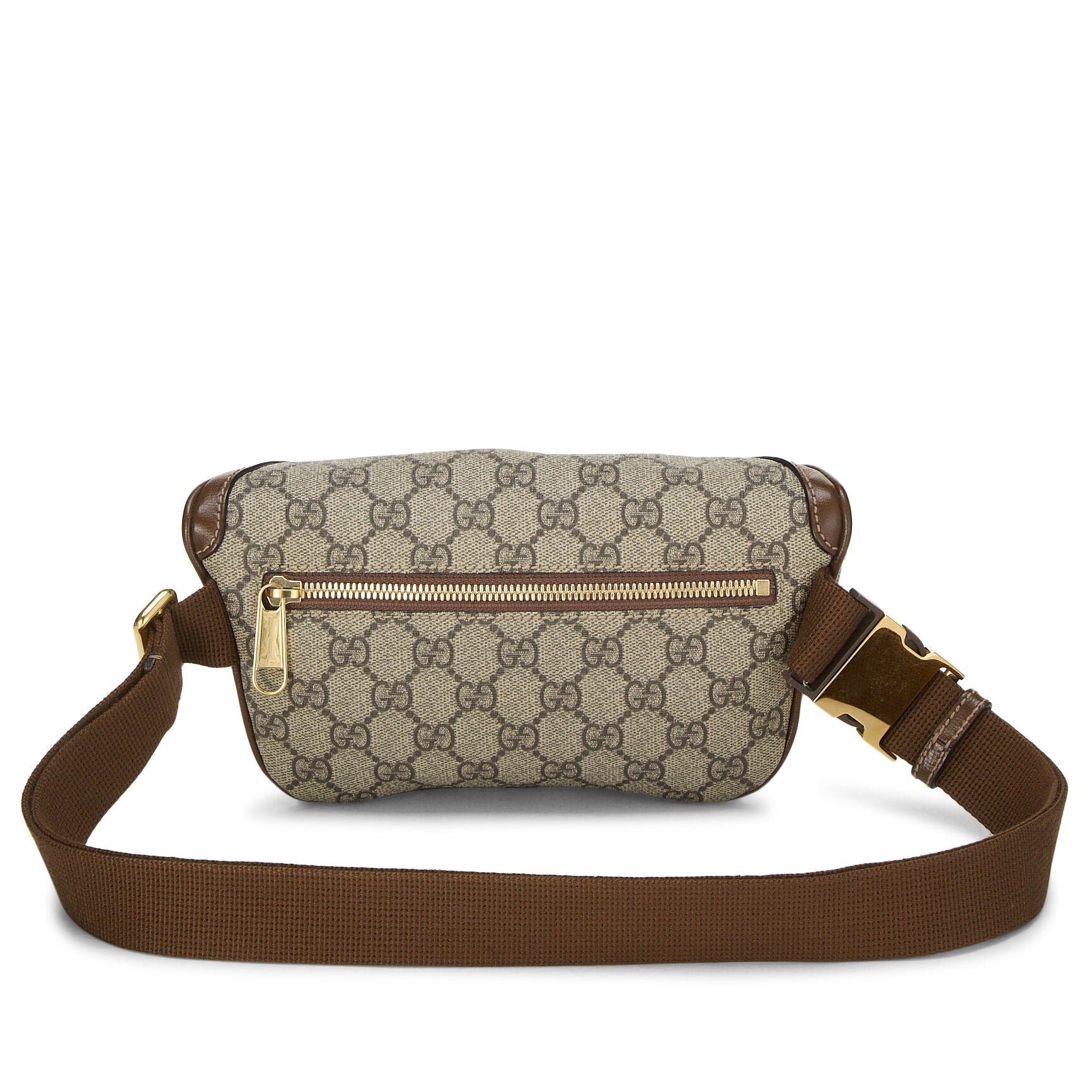 Gucci Interlocking GG Supreme Canvas Belt Bag – Beige & Brown