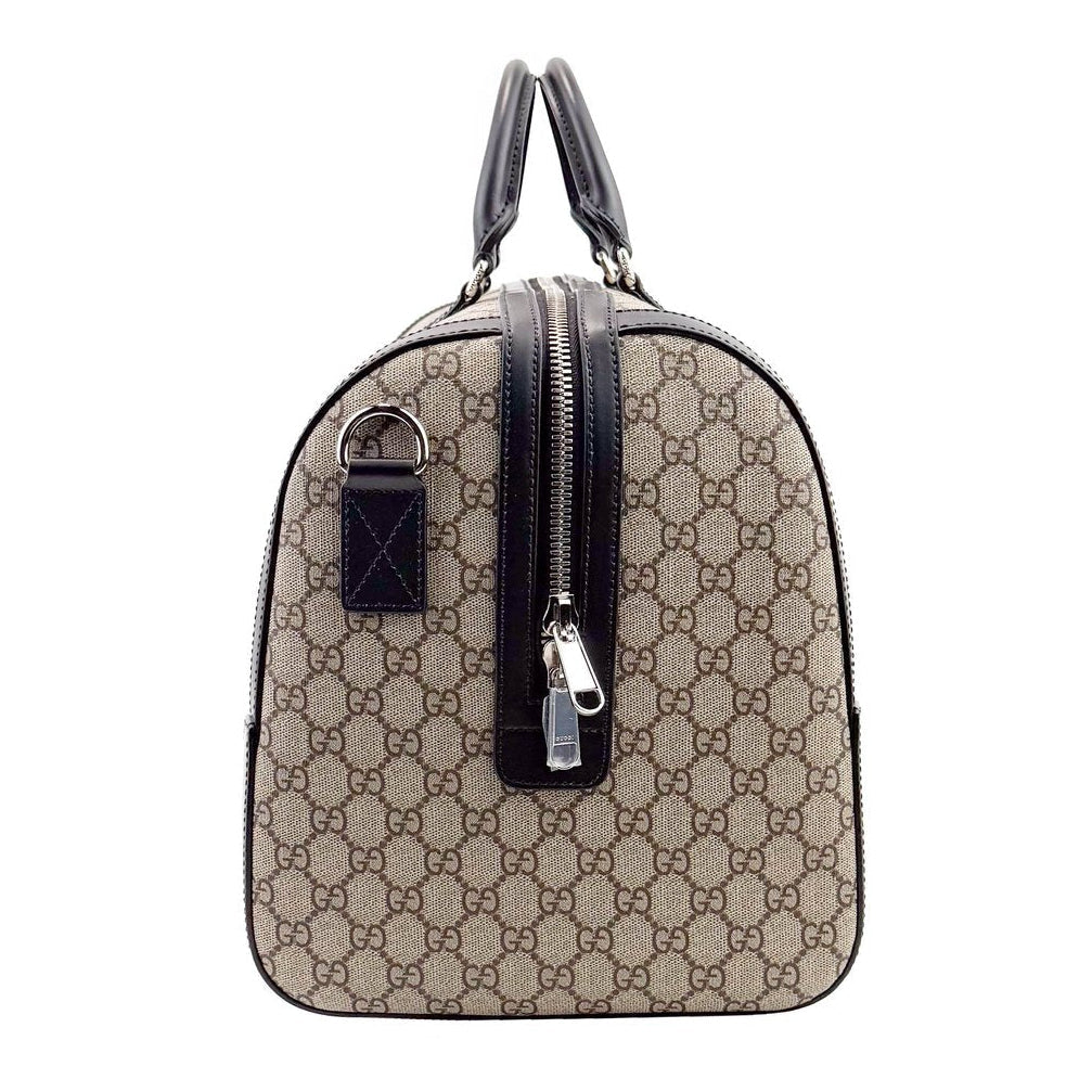 Gucci GG Supreme Canvas Medium Duffel Bag – Beige