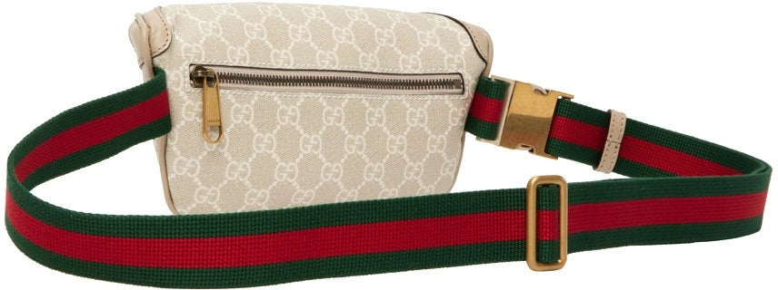 Gucci Interlocking G Canvas Belt Bag – Beige