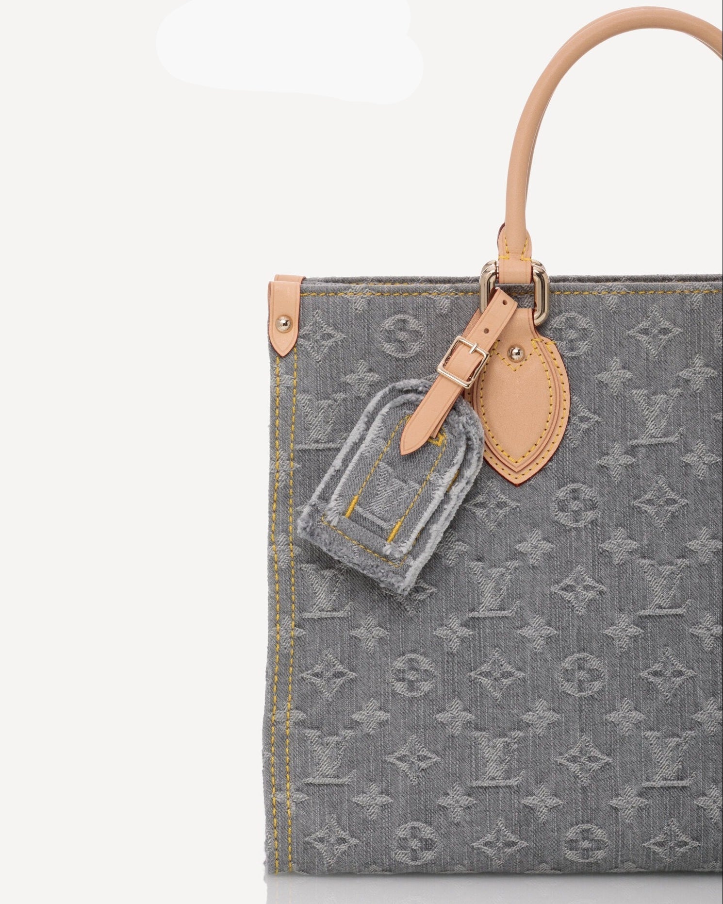 Louis Vuitton Monogram Denim OnTheGo MM Shoulder Bag – Trianon Grey