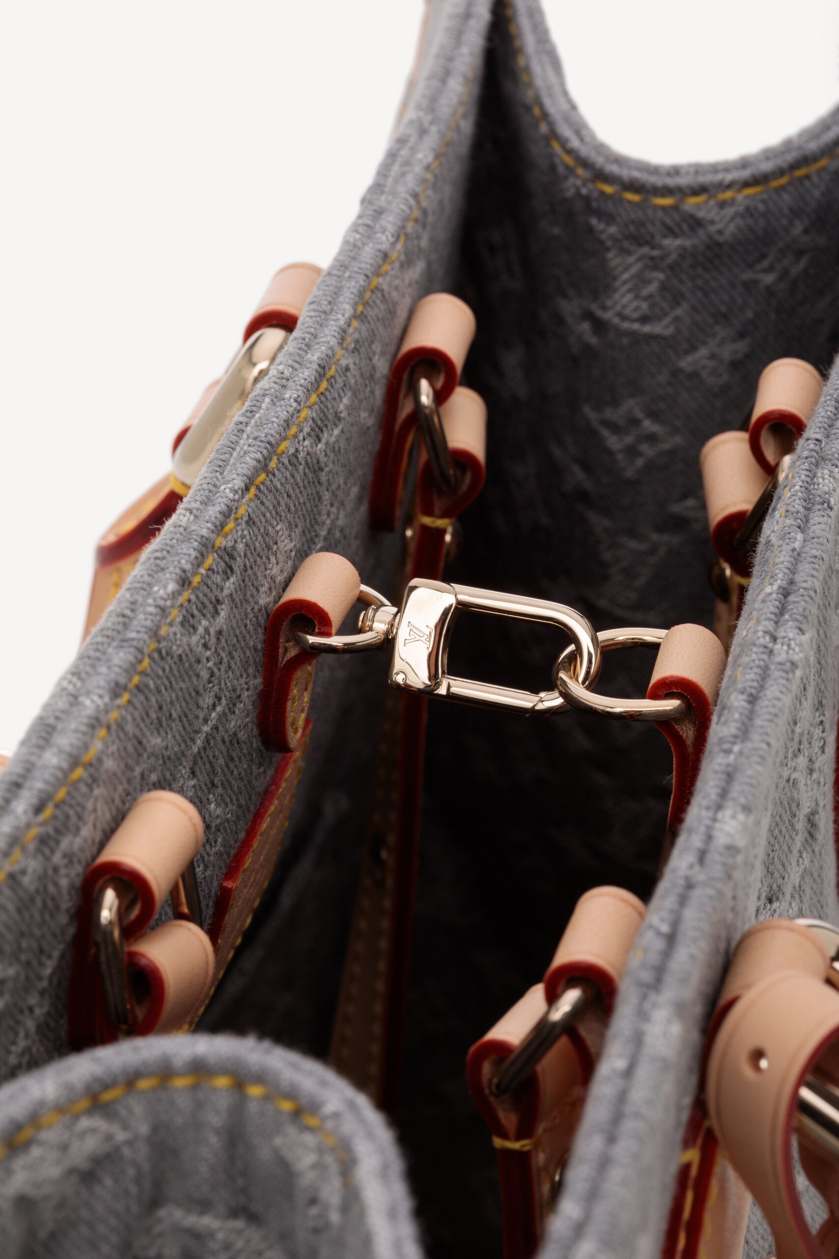 Louis Vuitton Monogram Denim OnTheGo MM Shoulder Bag – Trianon Grey