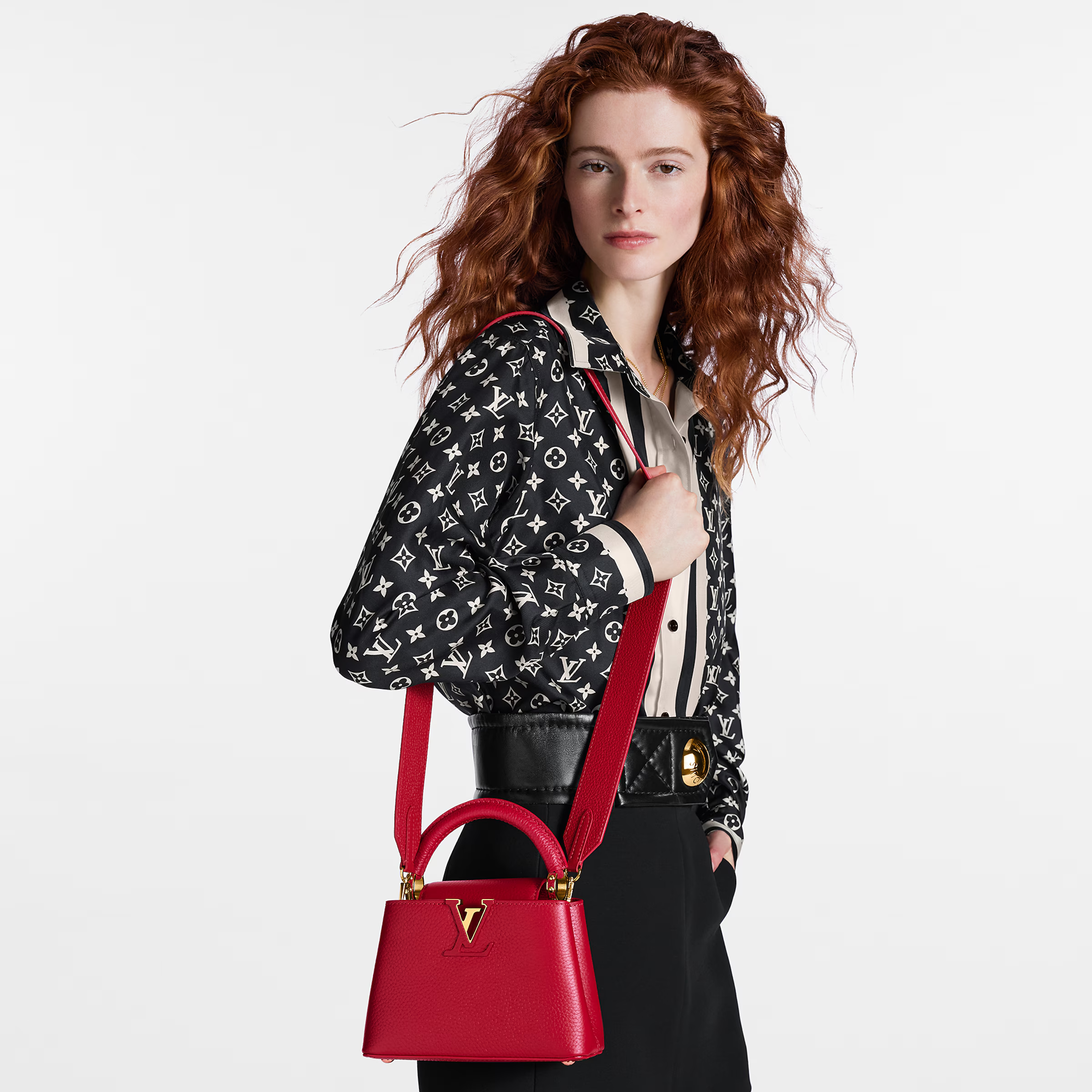 Louis Vuitton Capucines Mini Handbag – Scarlett Red