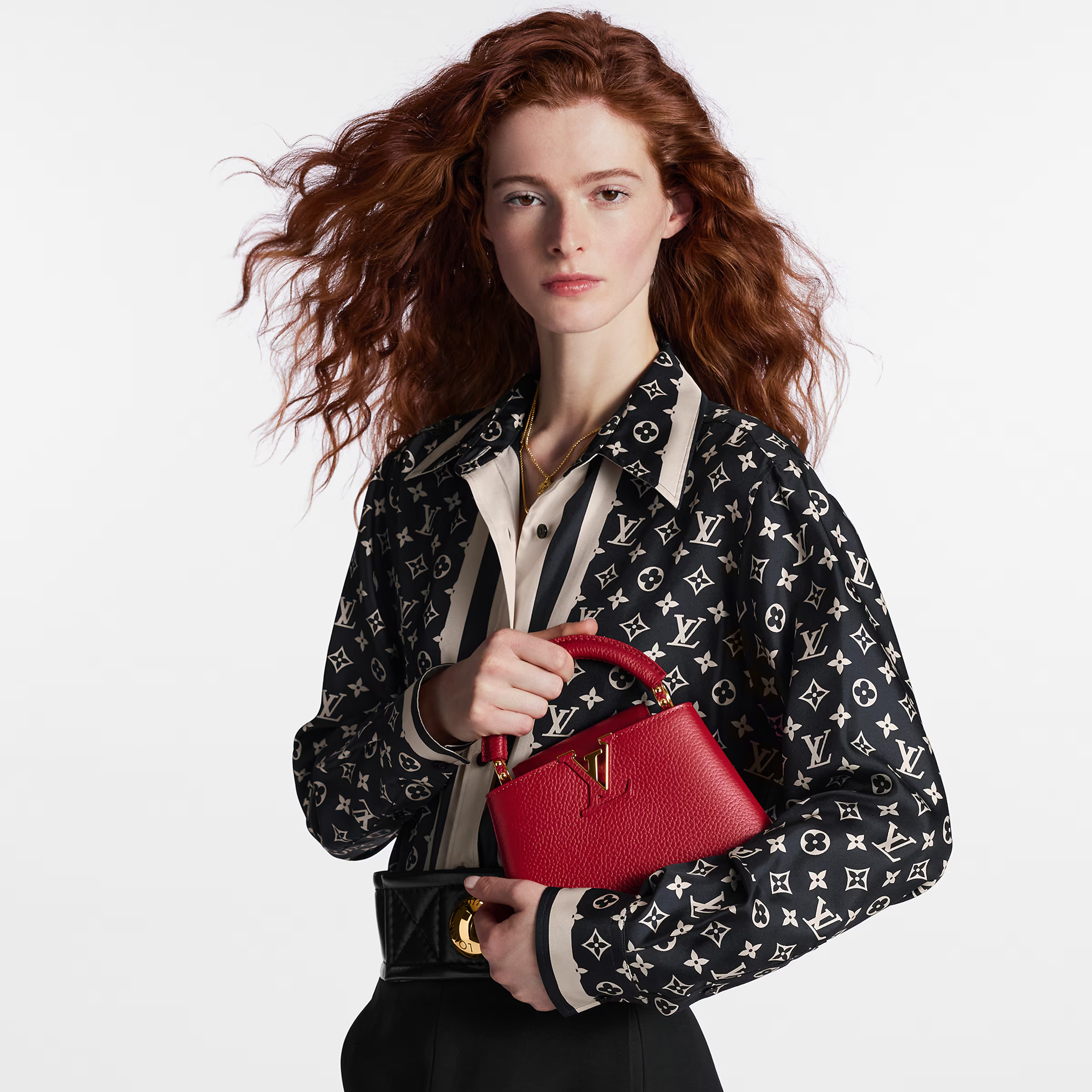 Louis Vuitton Capucines Mini Handbag – Scarlett Red