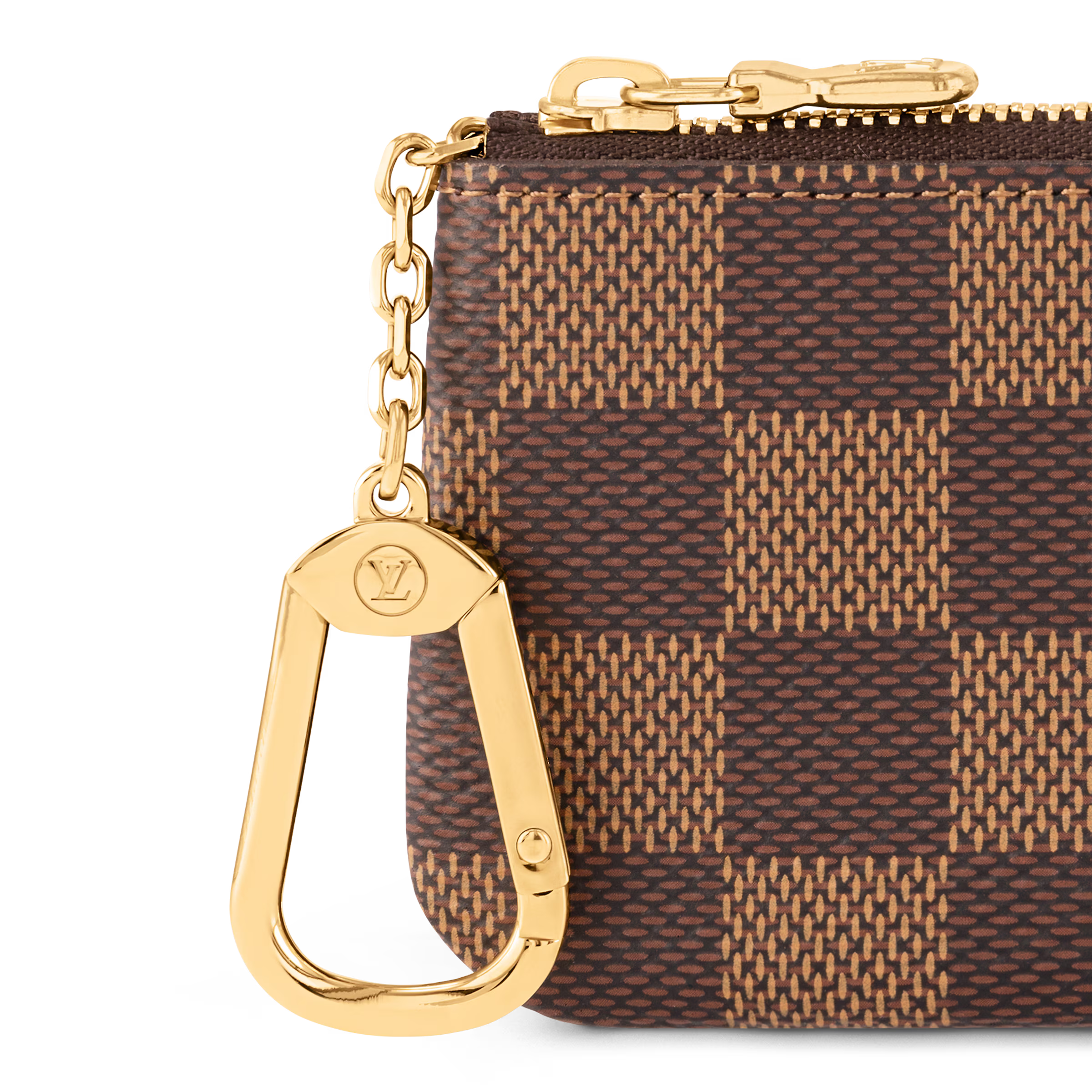 Louis Vuitton Damier Ebene Key Pouch - Brown