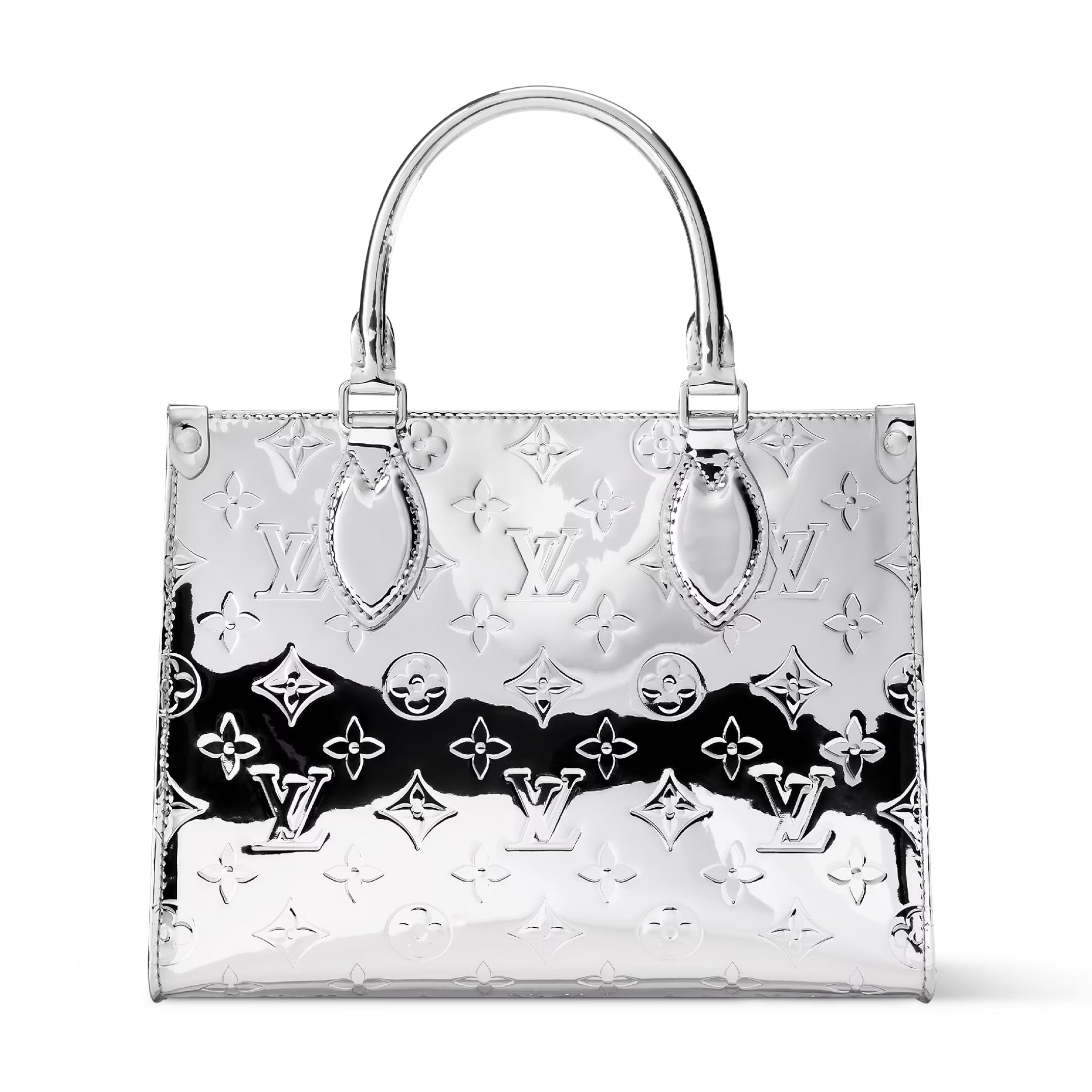 Louis Vuitton Ski Monogram Miroir OnTheGo PM Handbag – Silver