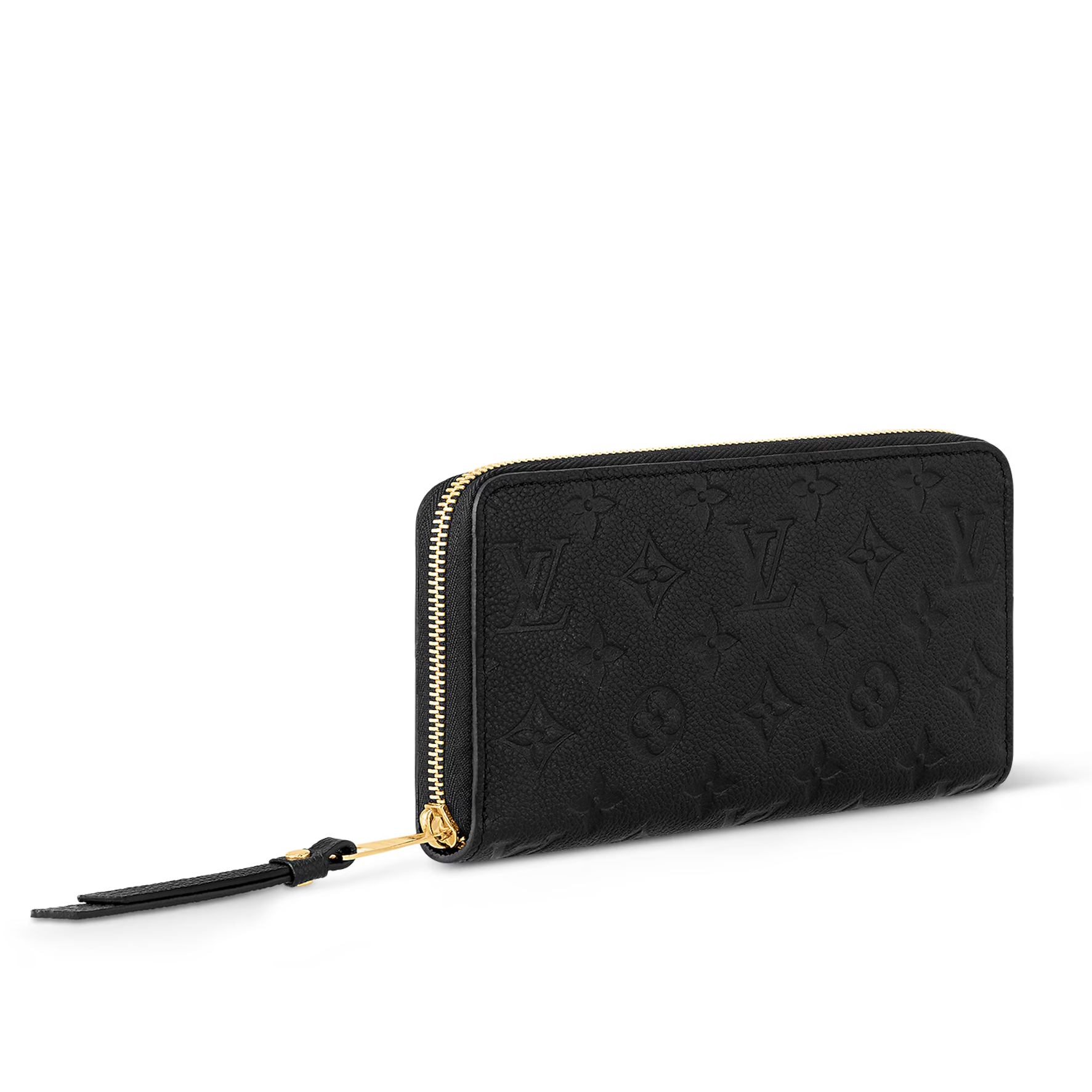 Louis Vuitton Monogram Empreinte Zippy Wallet - Black