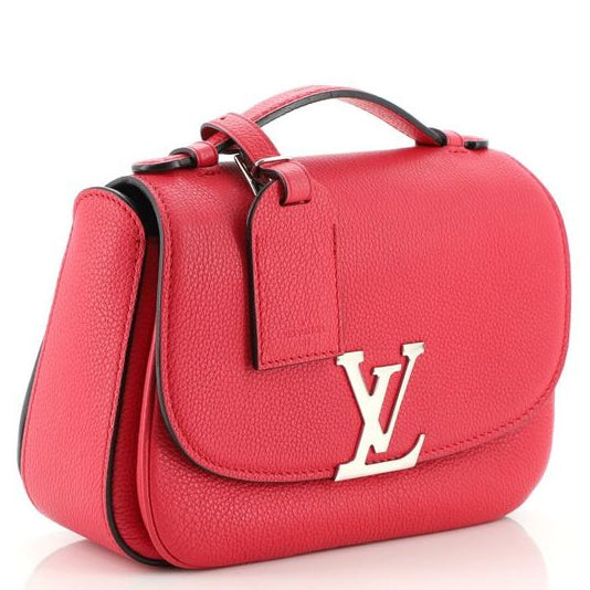Louis Vuitton Grained Calfskin Vivienne Handbag - Red