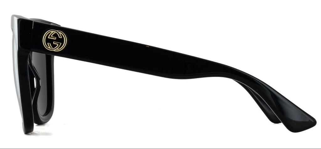 Gucci GG0034S Rectangular Frame Black Sunglasses