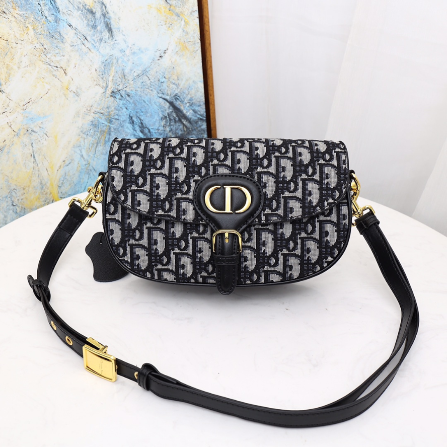 Dior Dior Bobby East-West Bag - Blue Dior Oblique Jacquard
