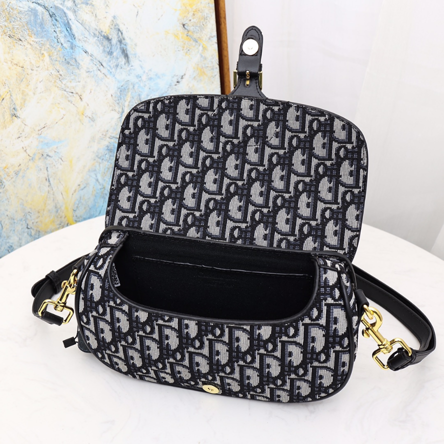 Dior Dior Bobby East-West Bag - Blue Dior Oblique Jacquard