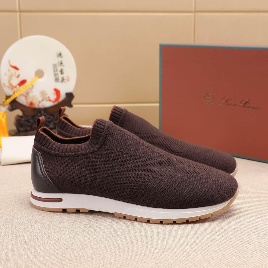 Loro Piana 360 LP Flexy Walk Wish® Wool Sneakers - Dark Claret (Q04V)