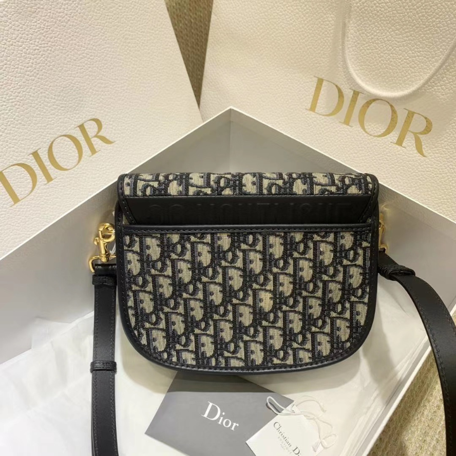 Dior Medium Dior Bobby Bag - Blue Dior Oblique Jacquard