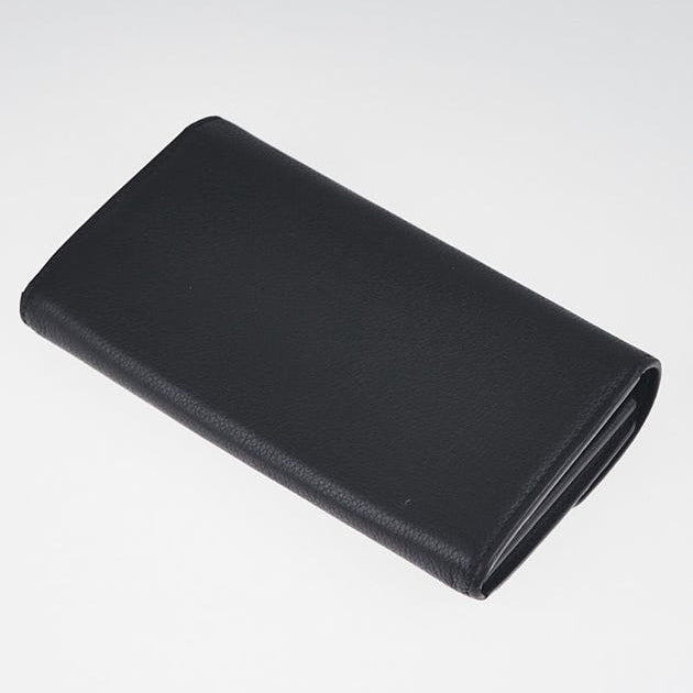 Louis Vuitton Long Leather LockMe Wallet - Black