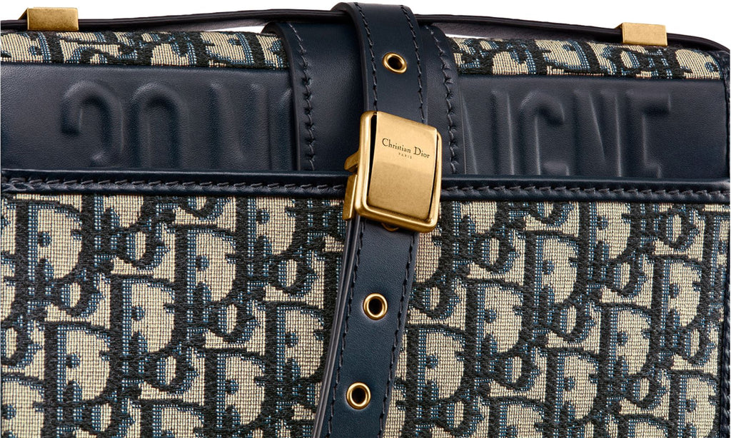 Dior 30 Montaigne Jacquard Bag - Blue Dior Oblique