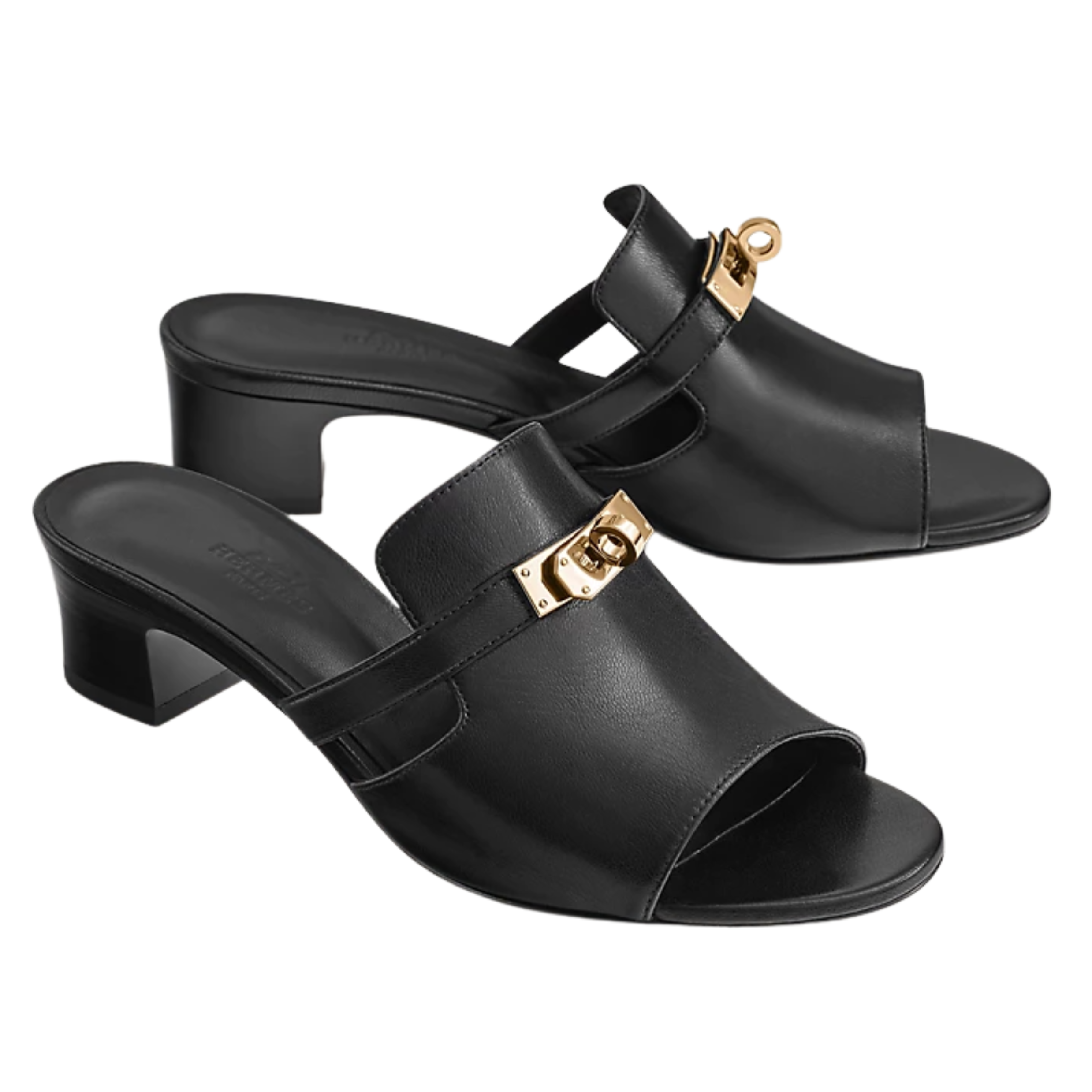 Hermes Candy Sandals - Black