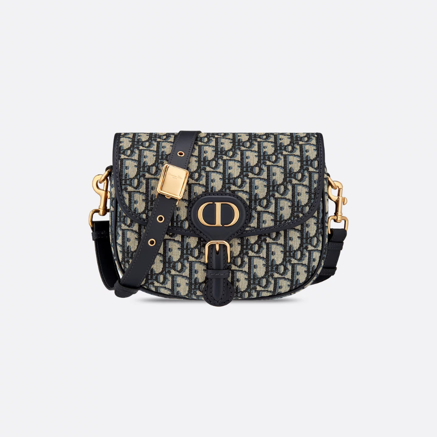 Dior Medium Dior Bobby Bag - Blue Dior Oblique Jacquard