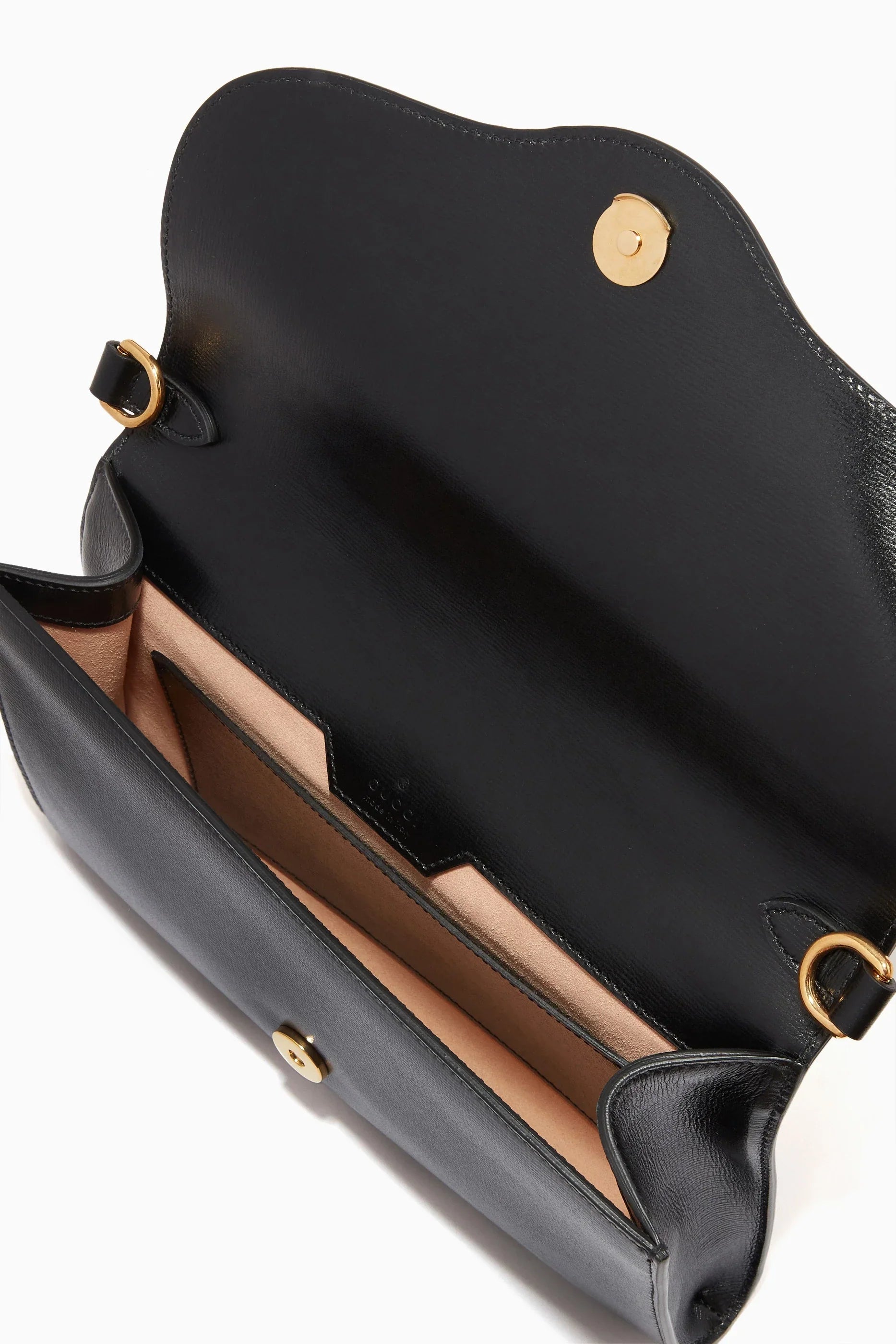 Gucci Horsebit 1955 Chain Crossbody Shoulder Bag – Black