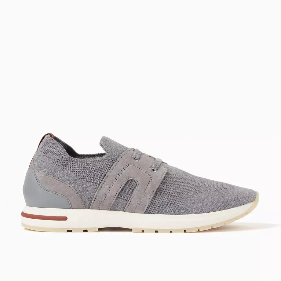 Loro Piana 360 LP Flexy Walk Wish® Virgin Wool Sneakers - Gray (002)