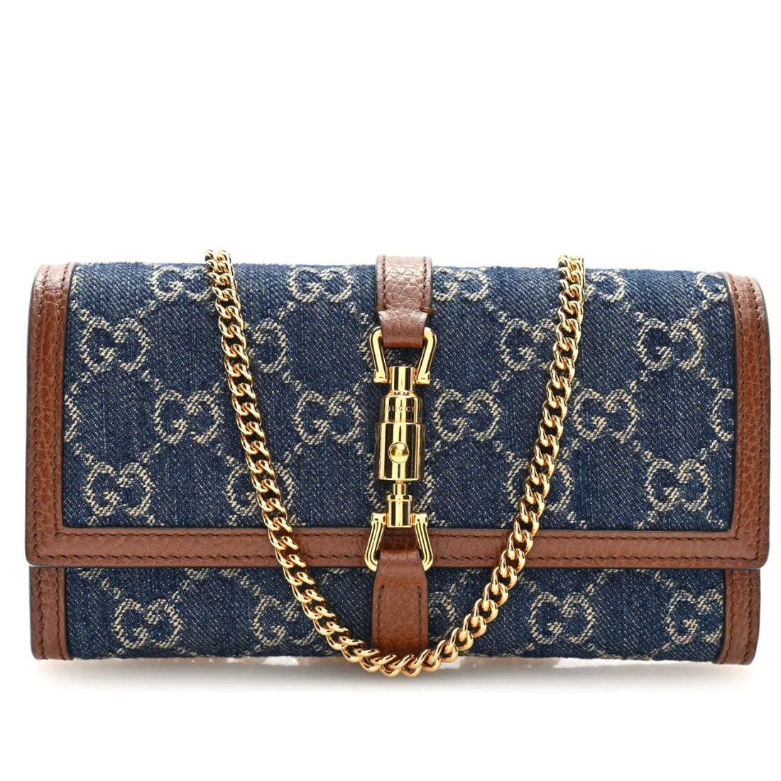 Gucci Jackie 1961 Chain Wallet – Blue