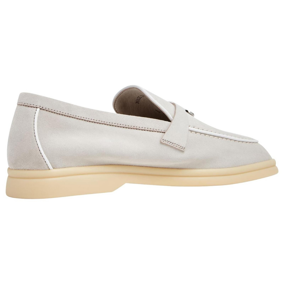 Loro Piana Summer Walks Suede Loafers - Pink Sand