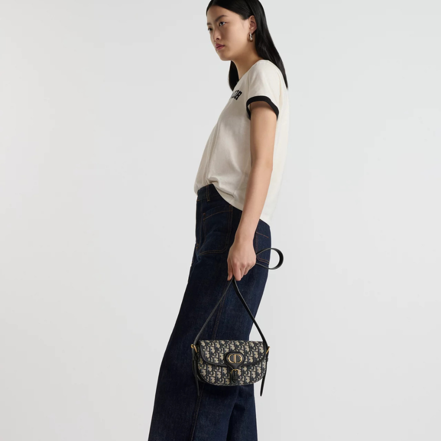 Dior Dior Bobby East-West Bag - Blue Dior Oblique Jacquard