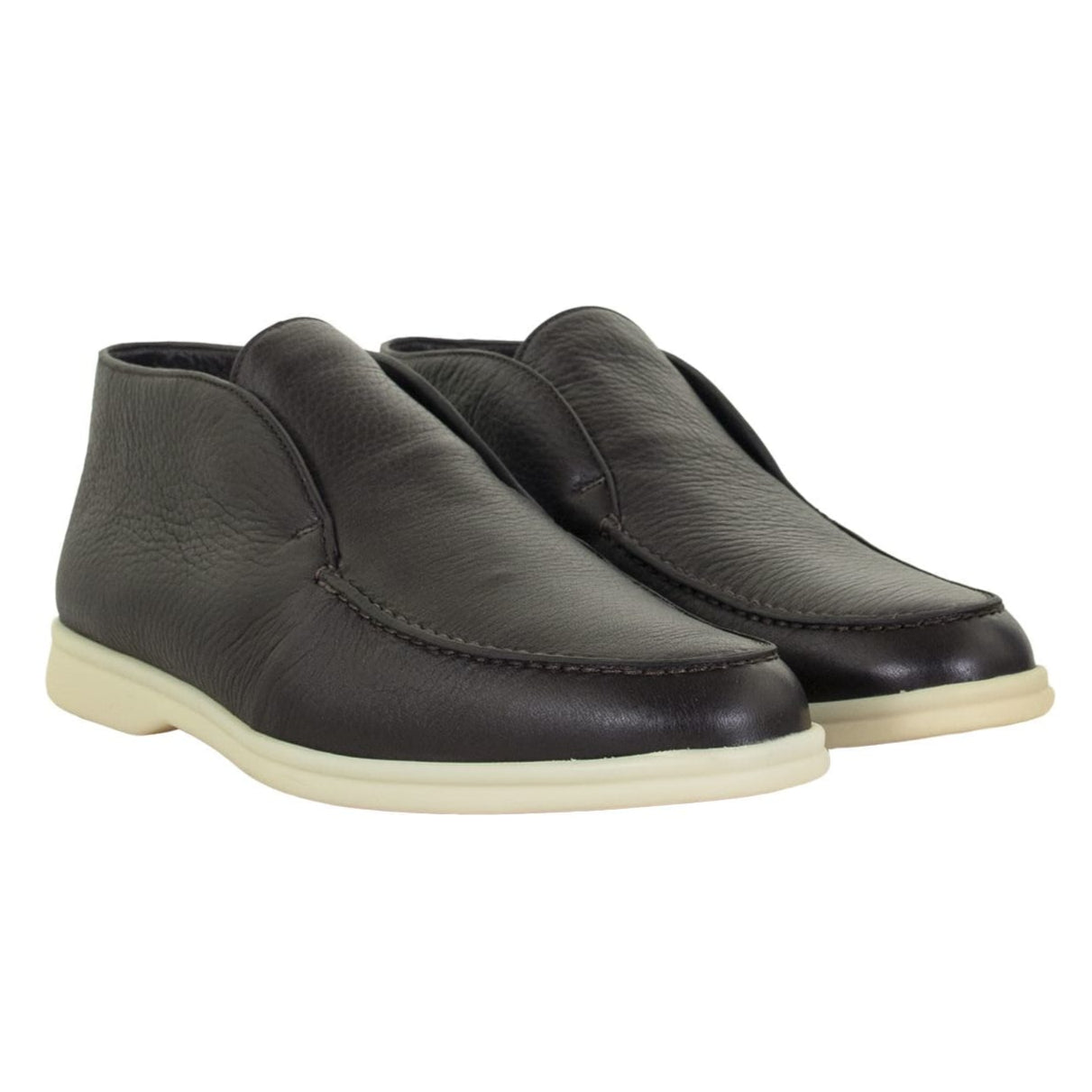 Loro Piana Open Walk Ankle Boots - Navy Blue (W000)