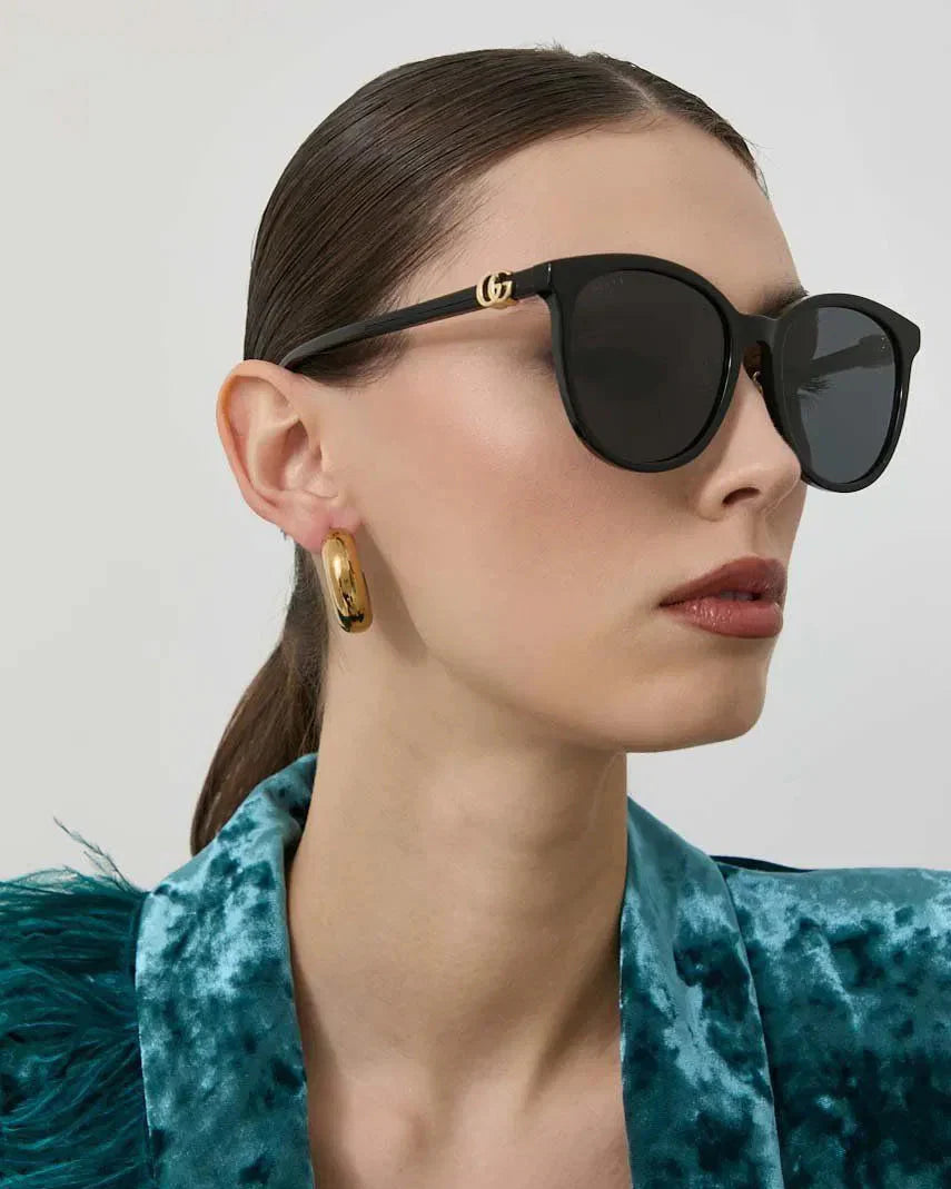Gucci GG1180SK Cateye Black Sunglasses