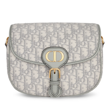 Dior Medium Oblique Jacquard Dior Bobby Bag - Grey