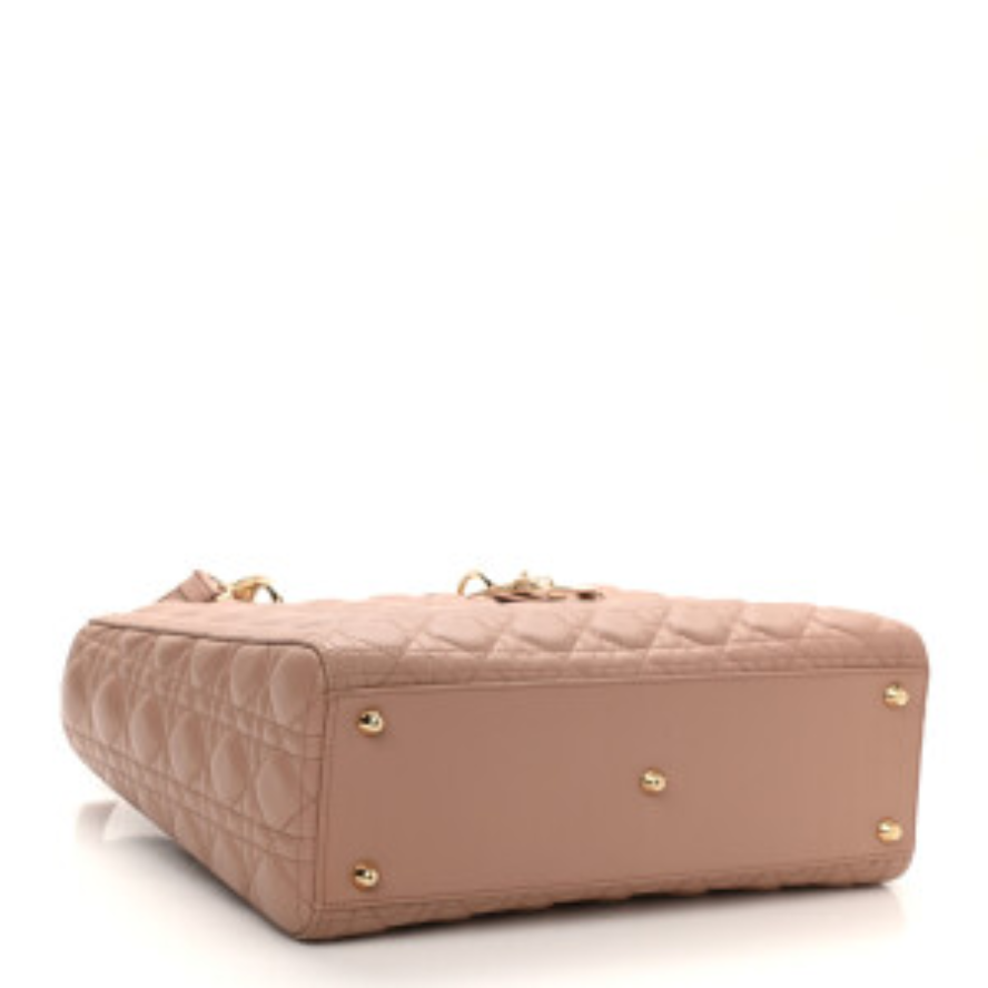 Dior Large Lady Dior Bag - Blush Cannage Lambskin