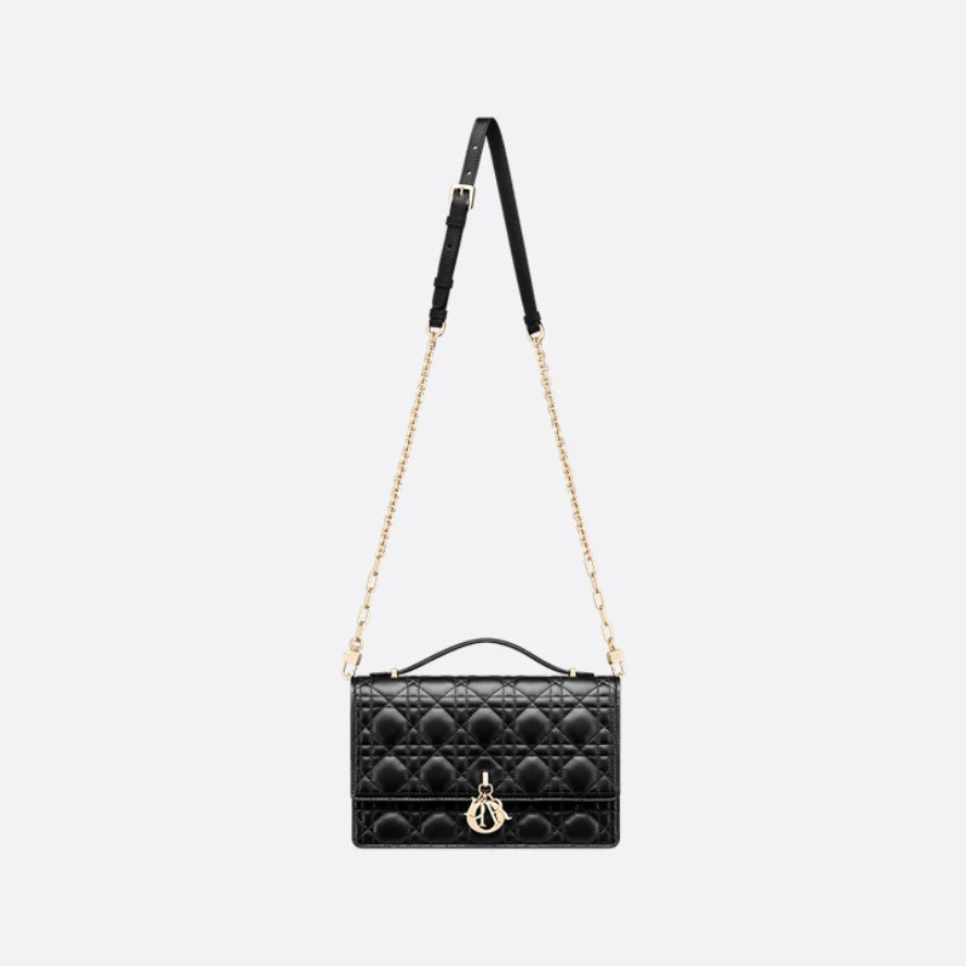 Dior My Dior Top Handle Bag - Black