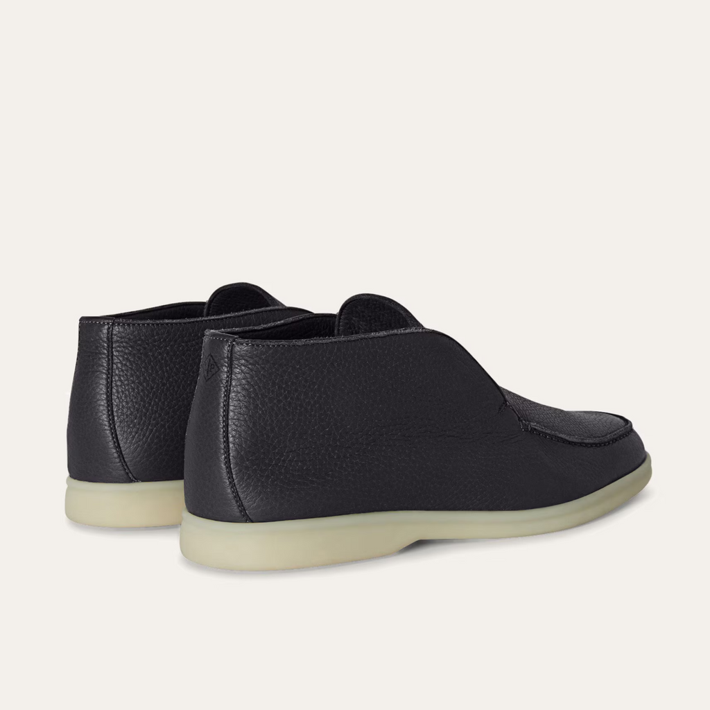 Loro Piana Open Walk Ankle Boots - Navy Blue (W000)