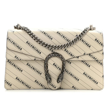 Gucci X Balenciaga Calfskin Dionysus Small Shoulder Bag – White