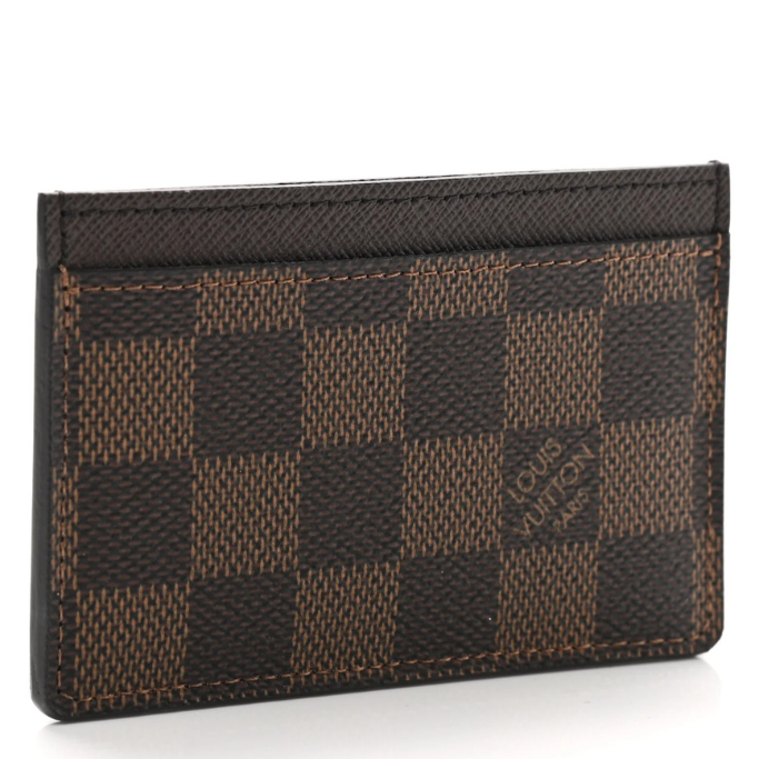 Louis Vuitton Damier Ebene Card Holder - Brown