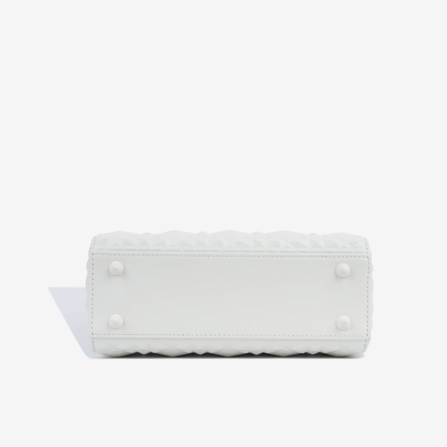 Dior Mini Lady Dior Bag - White