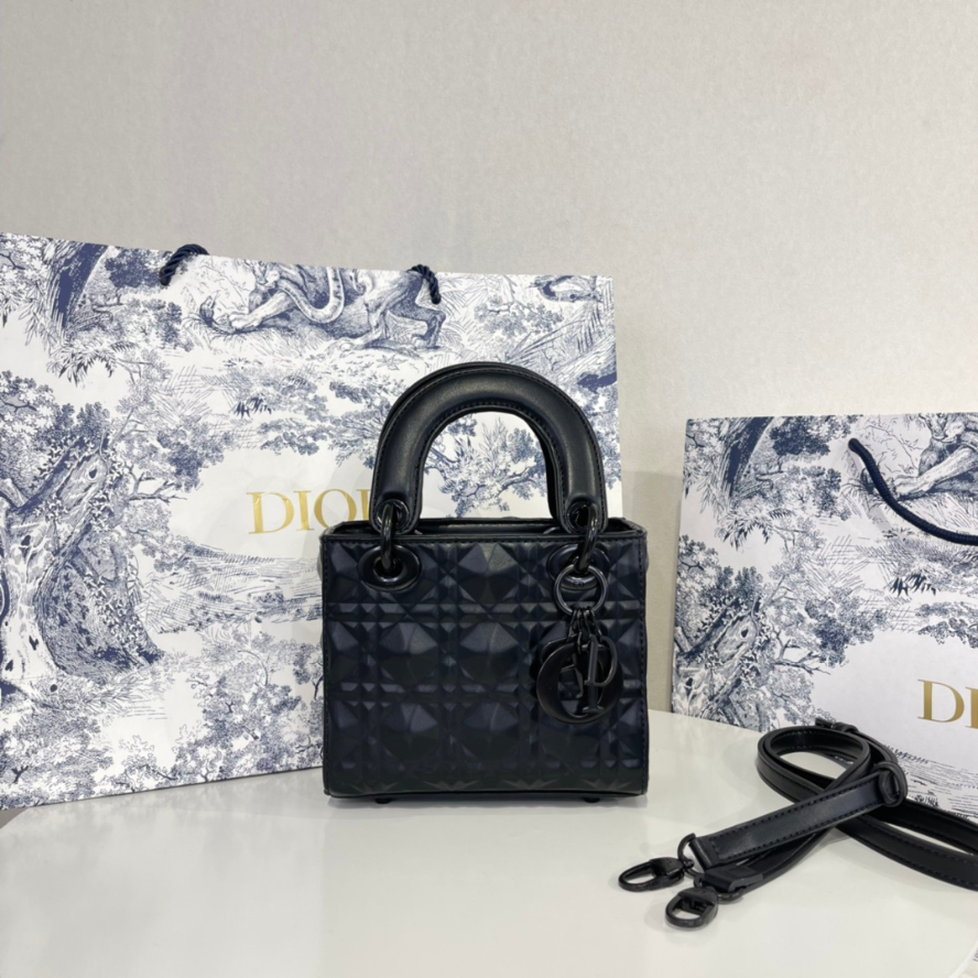 Dior Mini Lady Dior Bag - Black