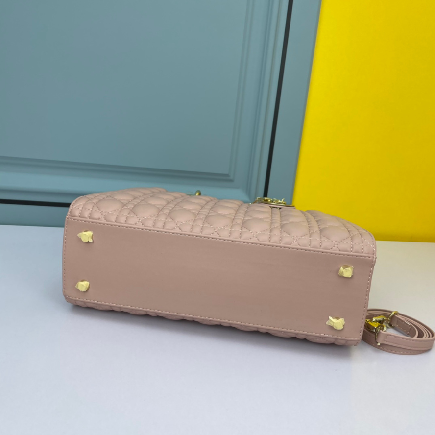 Dior Large Lady Dior Bag - Blush Cannage Lambskin
