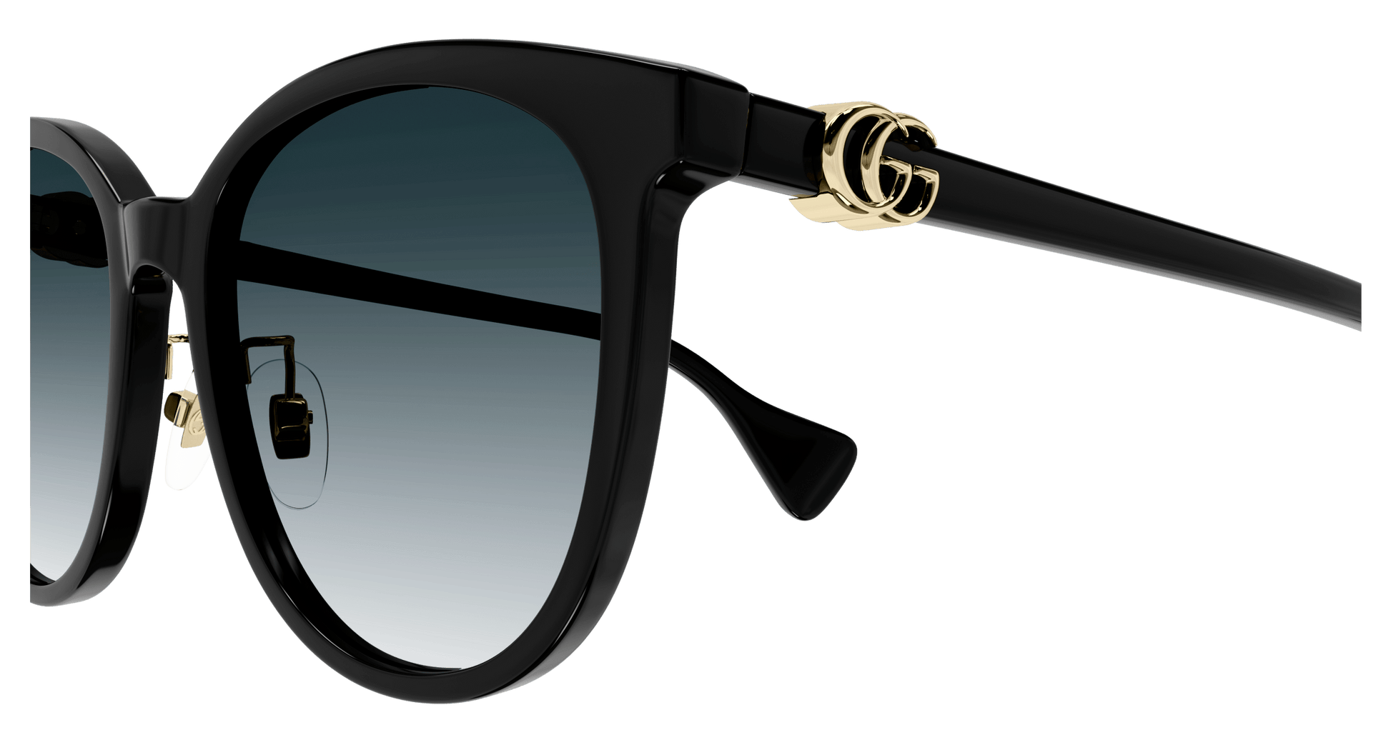 Gucci GG1180SK Cateye Black Sunglasses