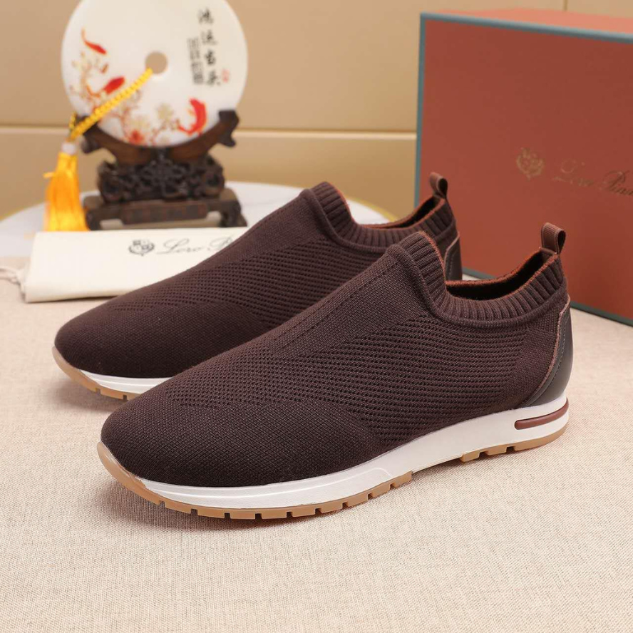 Loro Piana 360 LP Flexy Walk Wish® Wool Sneakers - Dark Claret (Q04V)