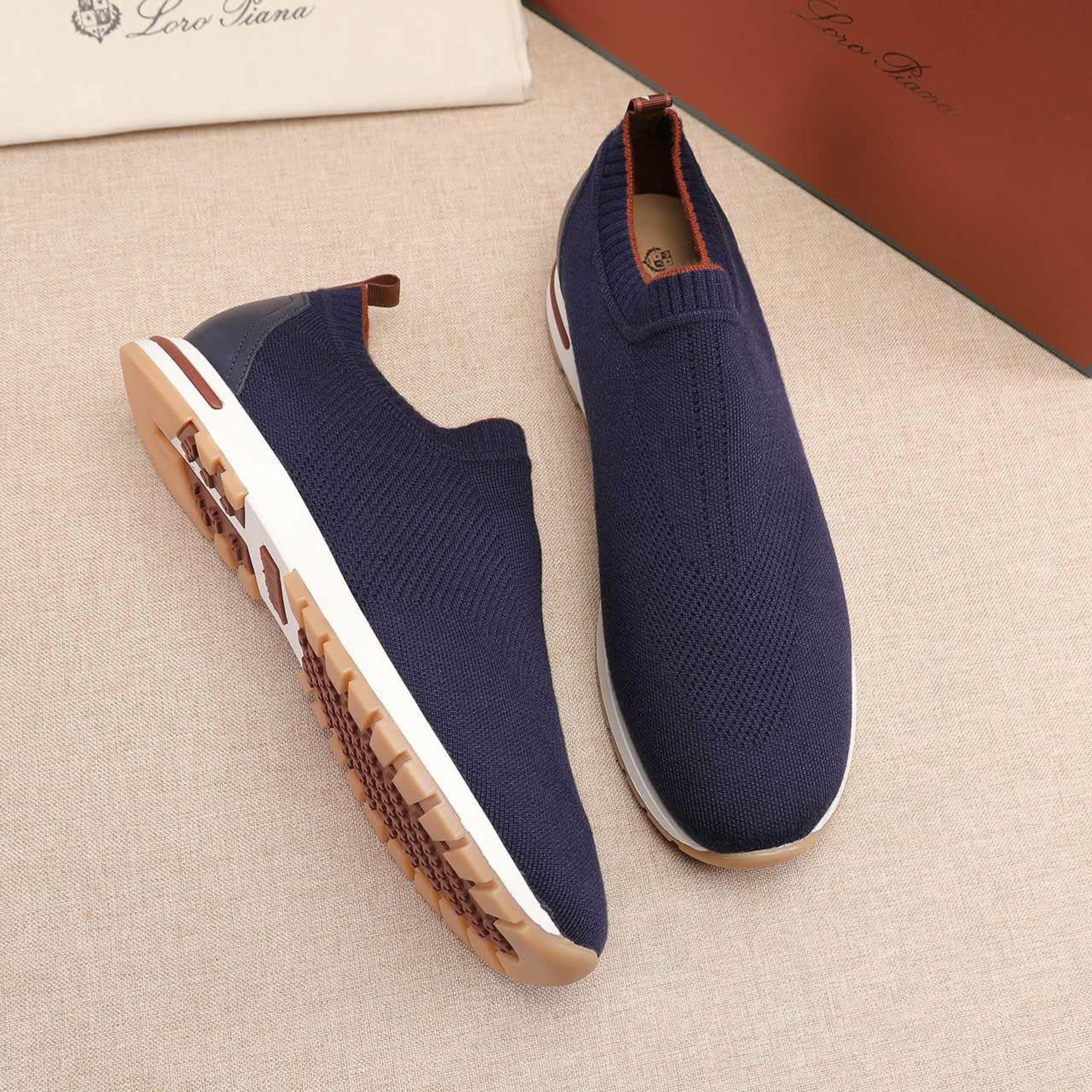 Loro Piana 360 LP Flexy Walk Sneaker - Galaxy Blue (F0VC)